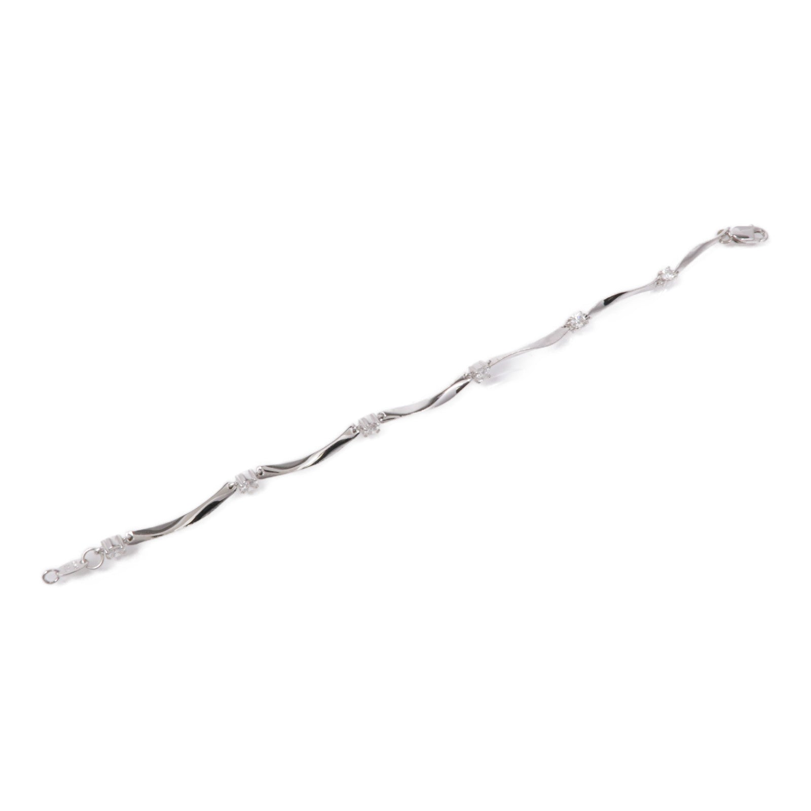 JEWELRY 18K白金Diamond Bracelet鑽石手鏈