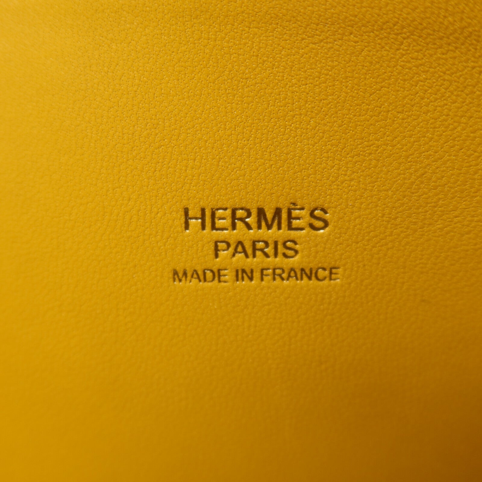 HERMES Epsom皮革Bolide 27手挽肩背兩用袋Jaune Ambre