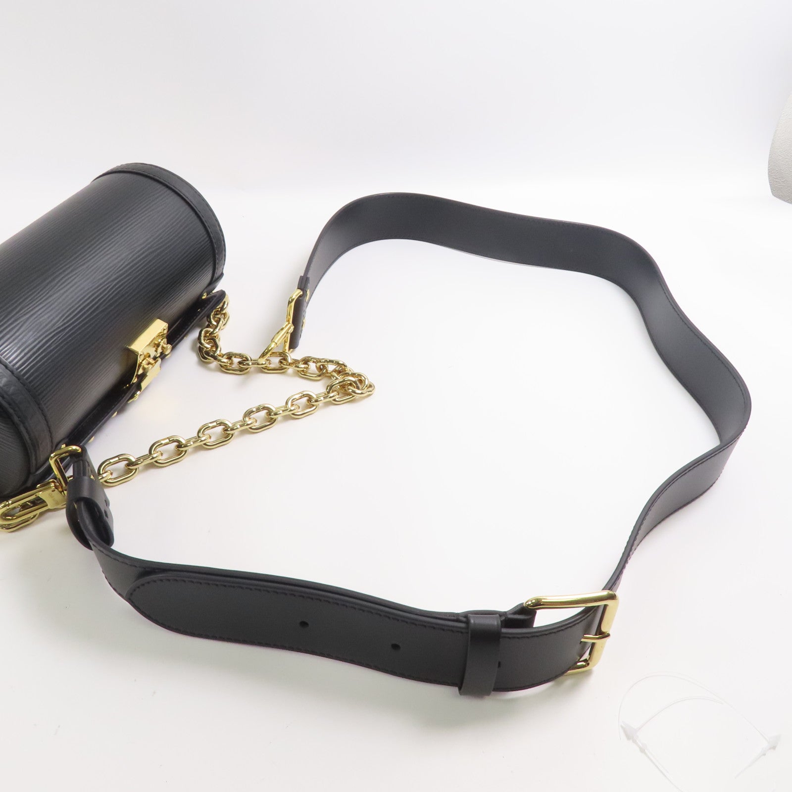 LOUIS VUITTON Epi Papillon Trunk金扣手挽肩背兩用袋