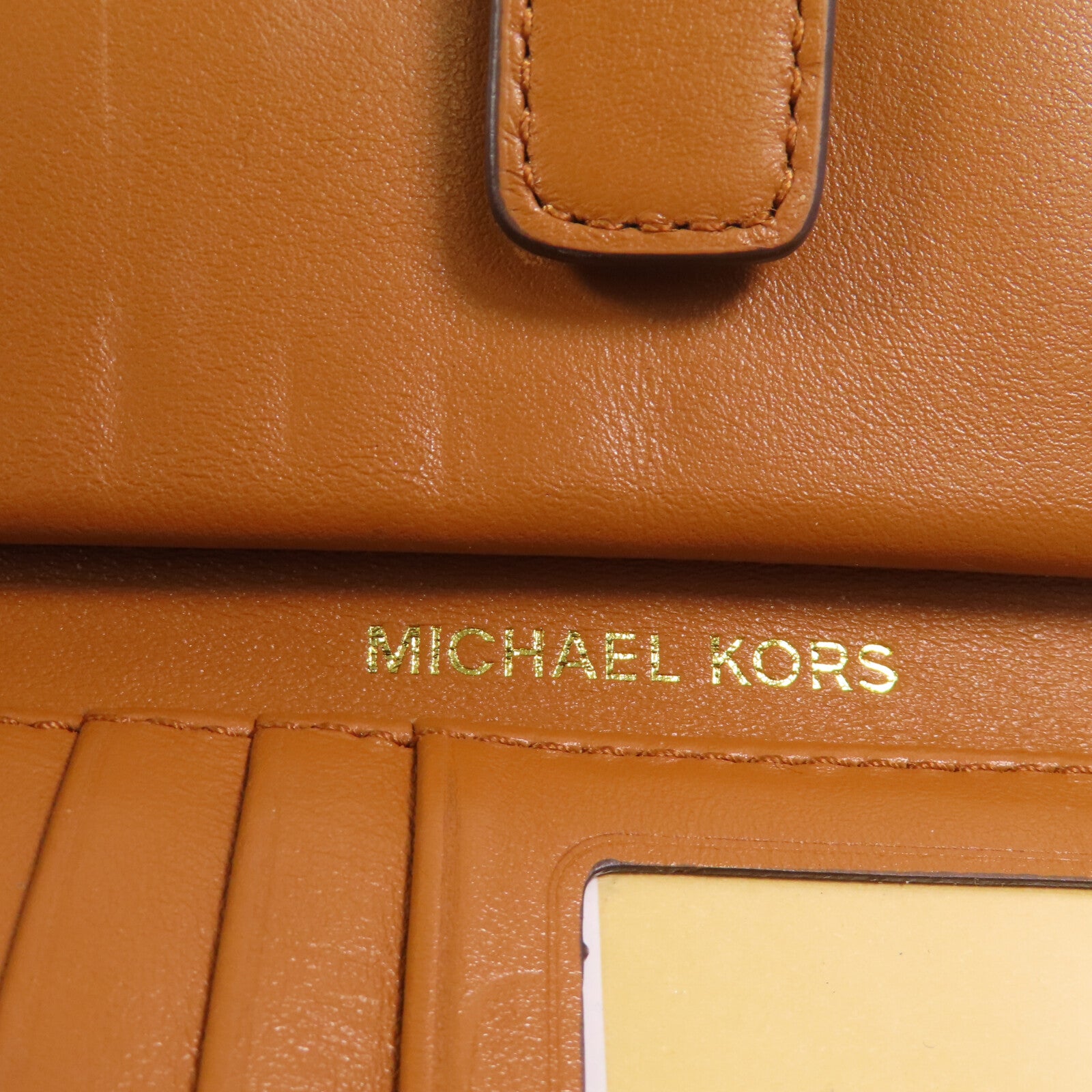 Michael Kors 塗層帆布Long Wallet金扣長錢包