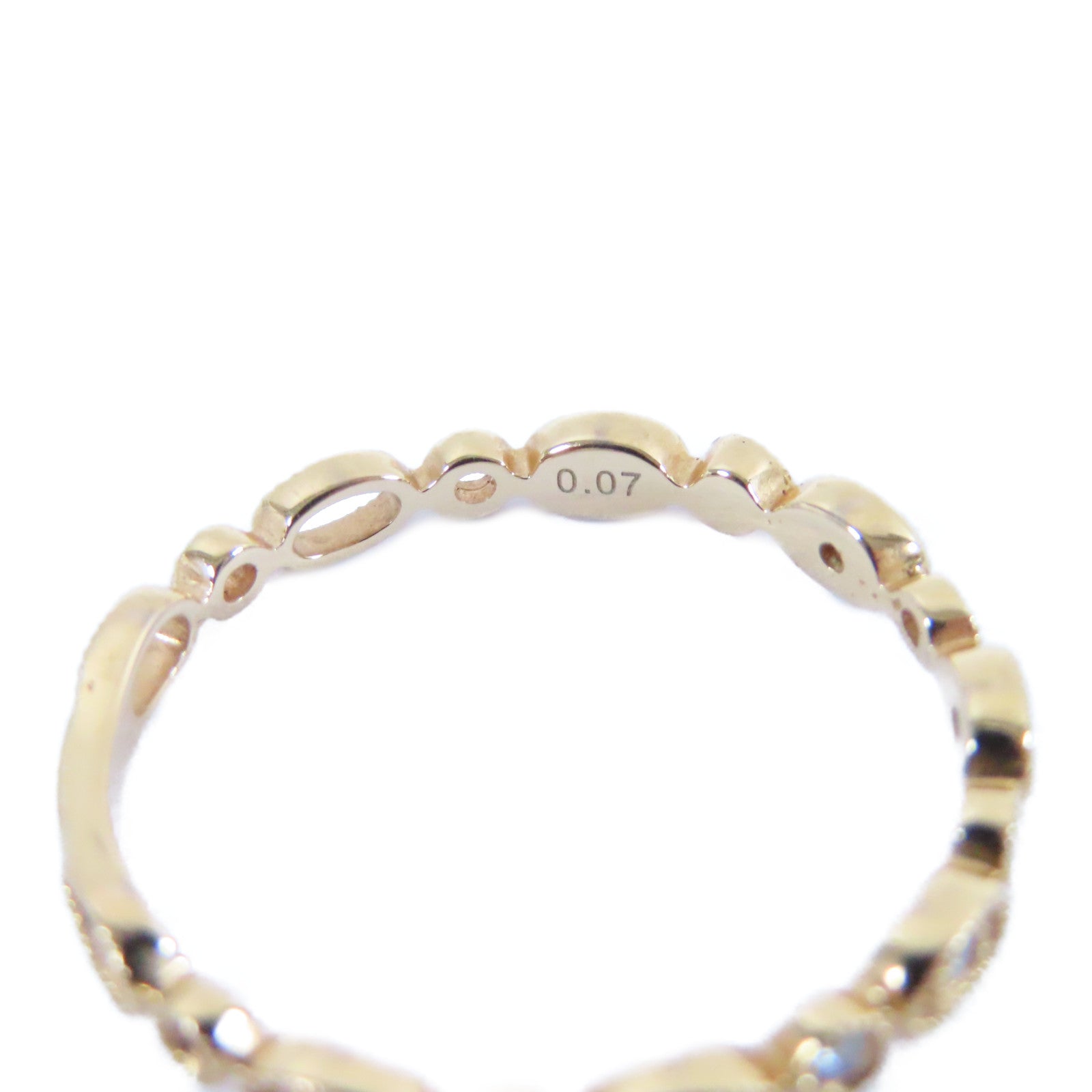 JEWELRY 【激減優惠】18K玫瑰金Diamond Ring 0.07ct鑽石戒指US#6.25