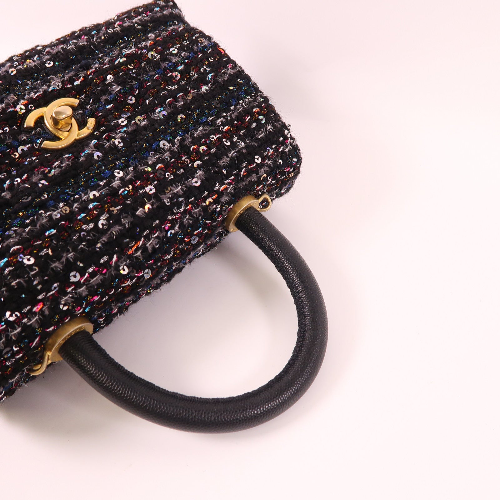 CHANEL 粗花呢/Tweed Coco Handle手挽肩背兩用袋