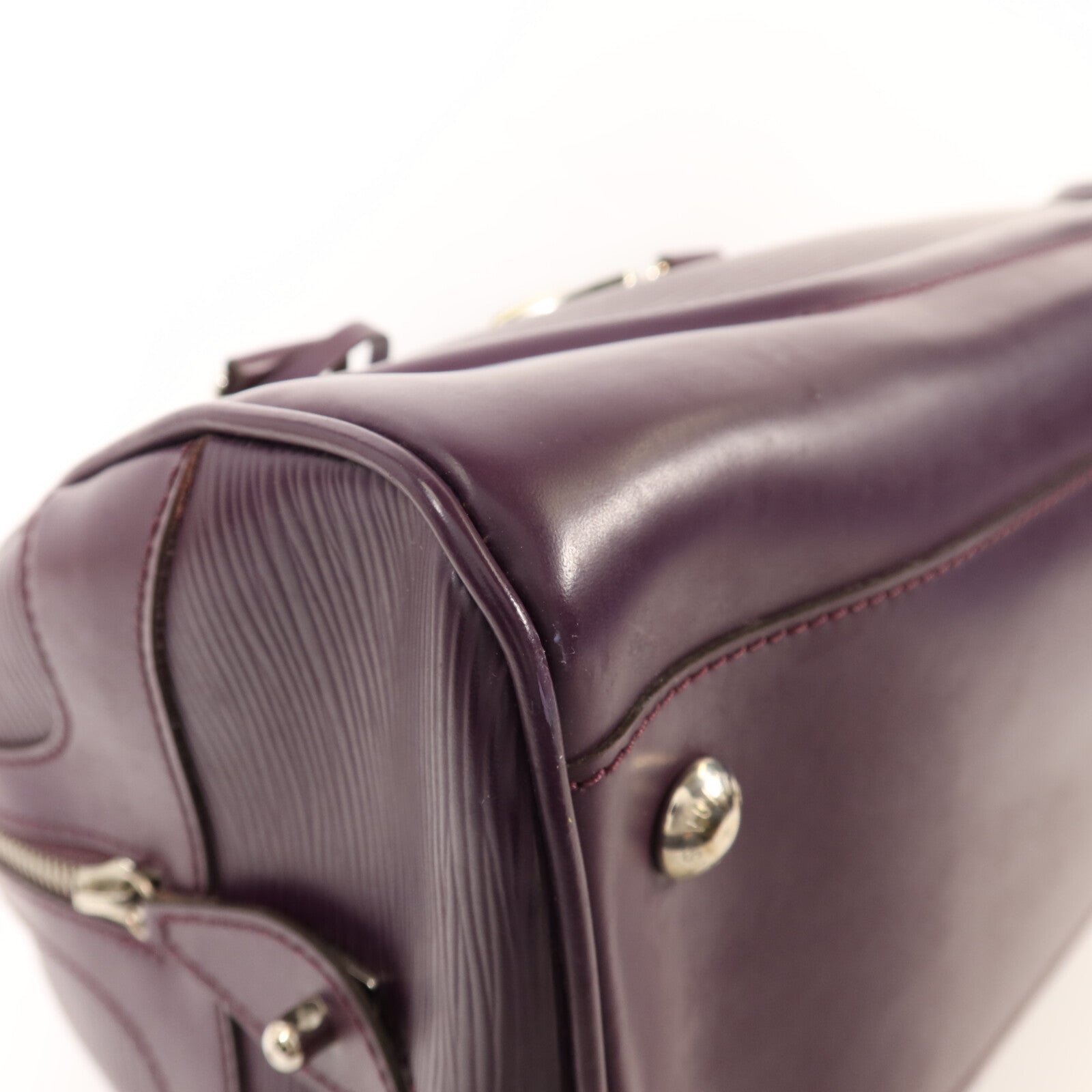 LOUIS VUITTON 【激減優惠】Epi Bowling Montaigne GM銀扣手挽袋
