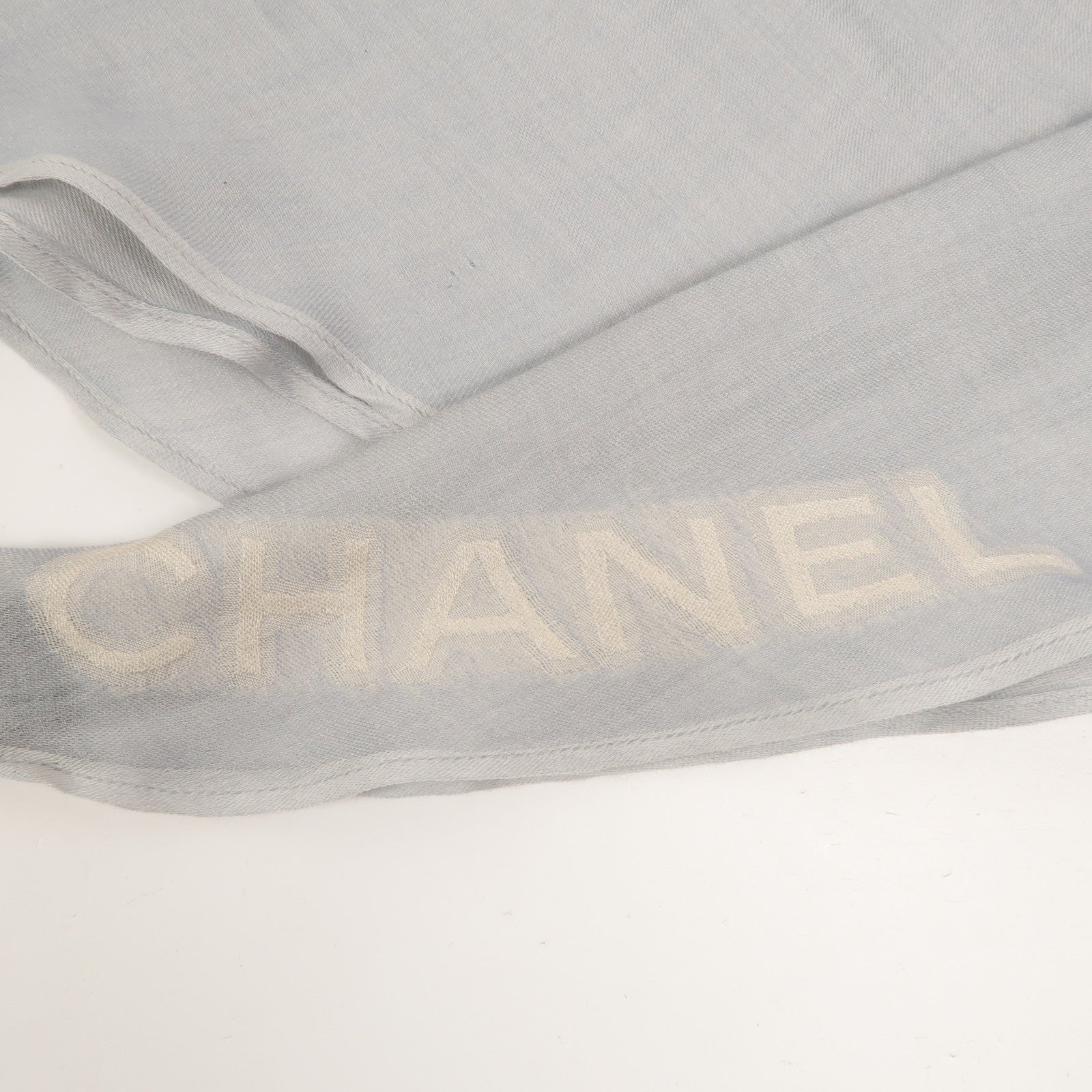 CHANEL 羊絨/絲質Scarf圍巾