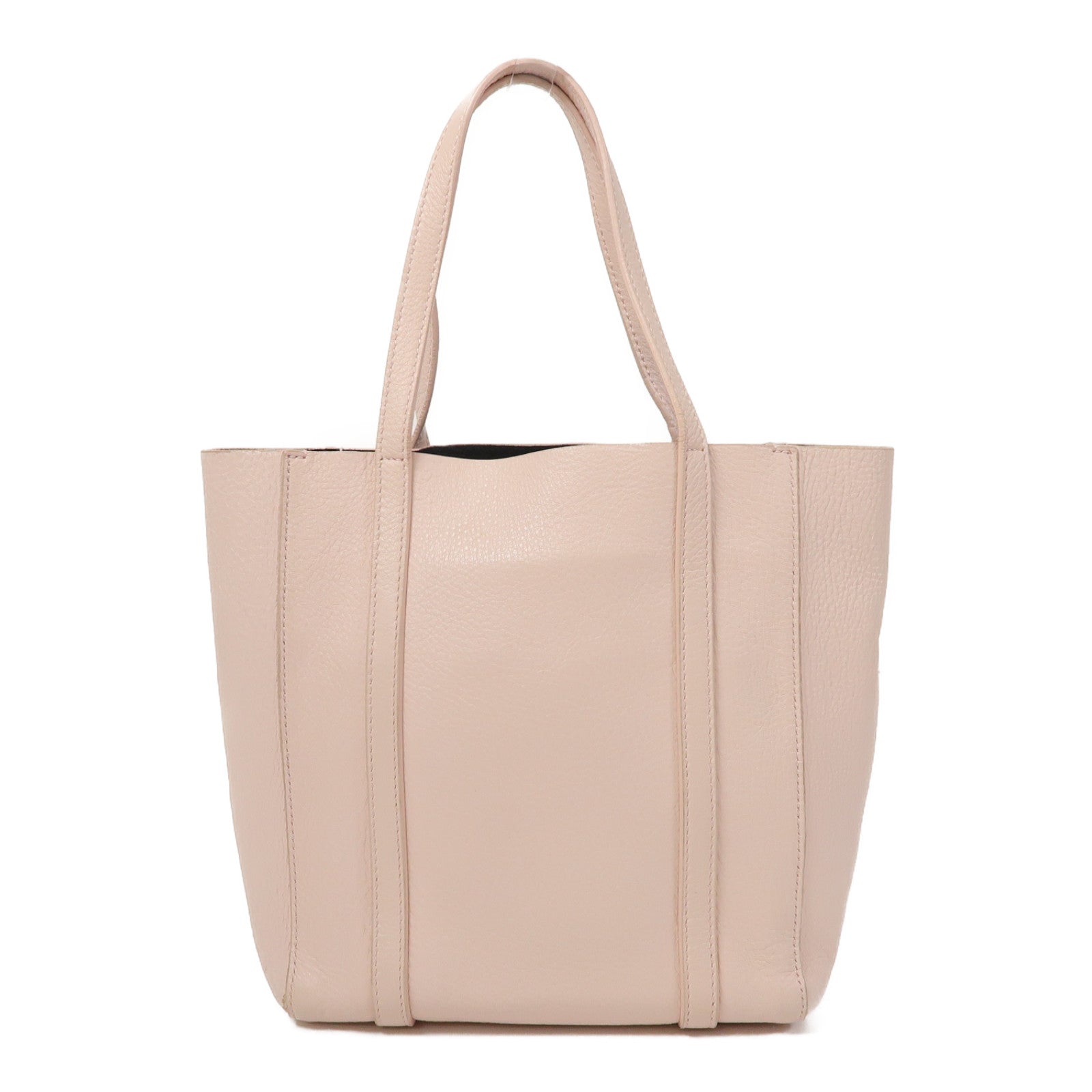 BALENCIAGA 牛皮皮革Everyday Tote XXS銀扣手挽肩背兩用袋粉紅色