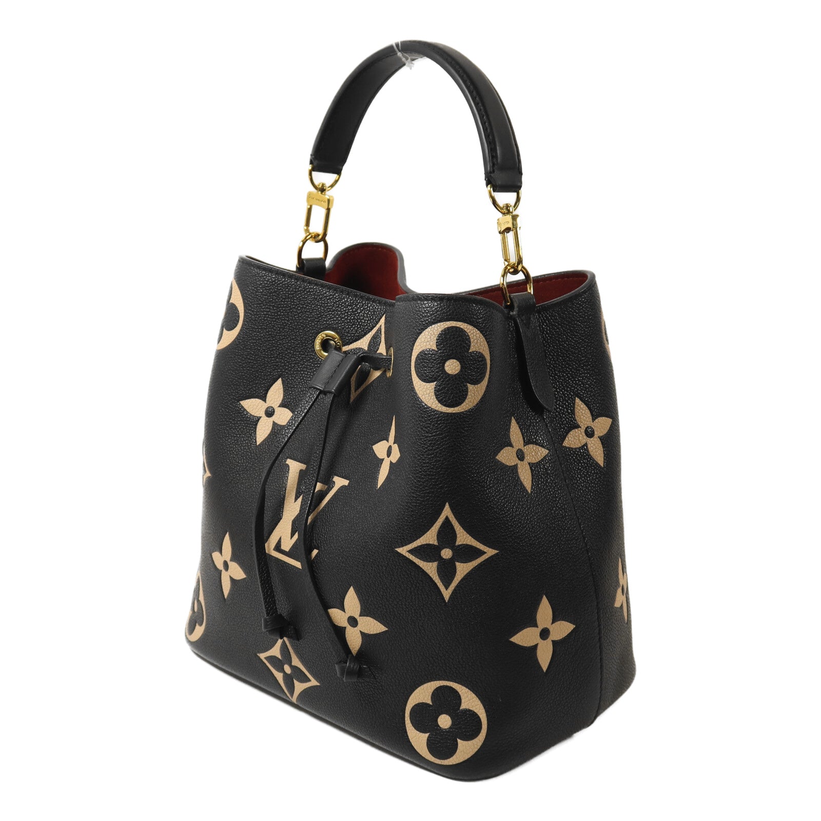 LOUIS VUITTON Monogram Empreinte Neo Noe MM手挽肩背兩用袋