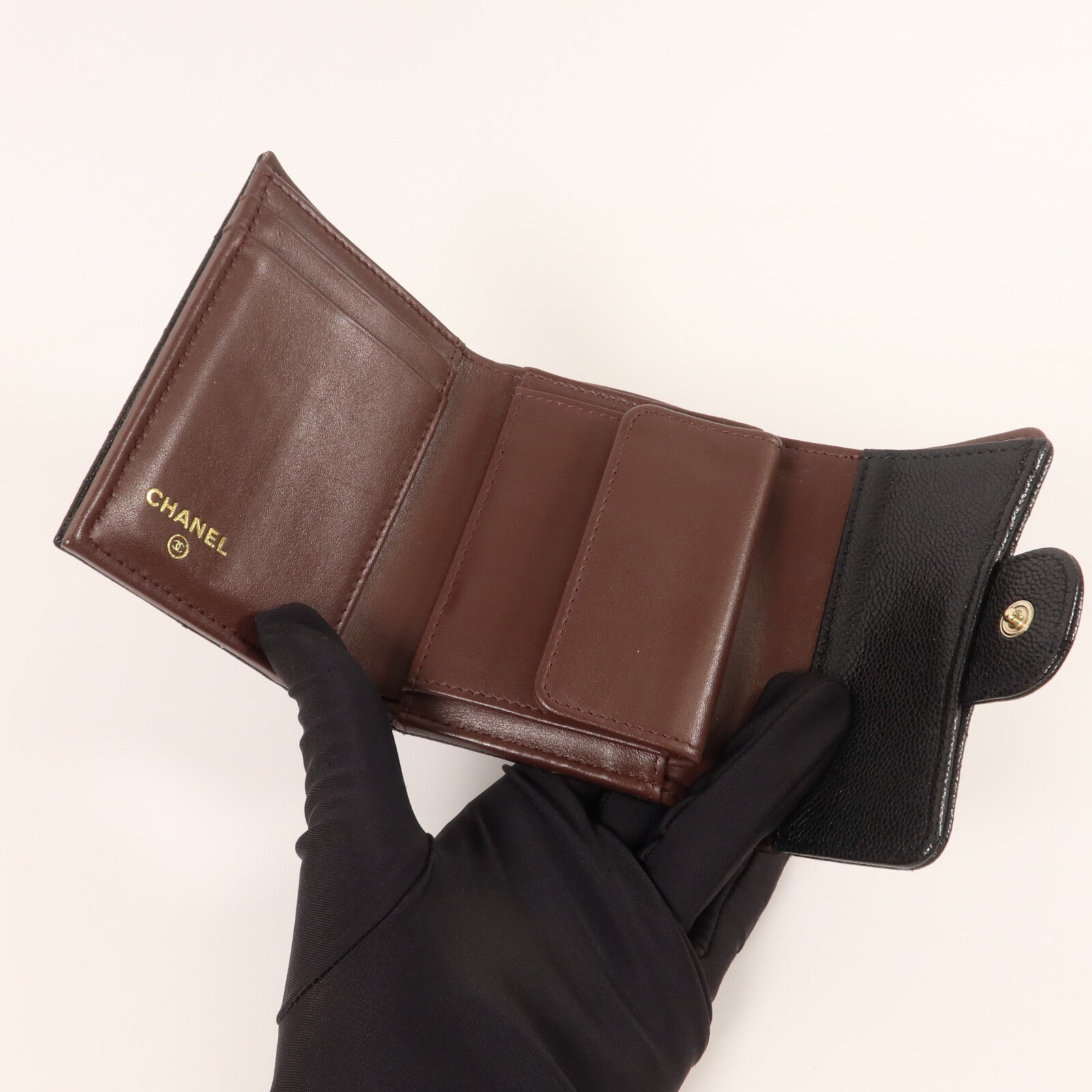 CHANEL 牛皮皮革Classic Small Flap Wallet錢包