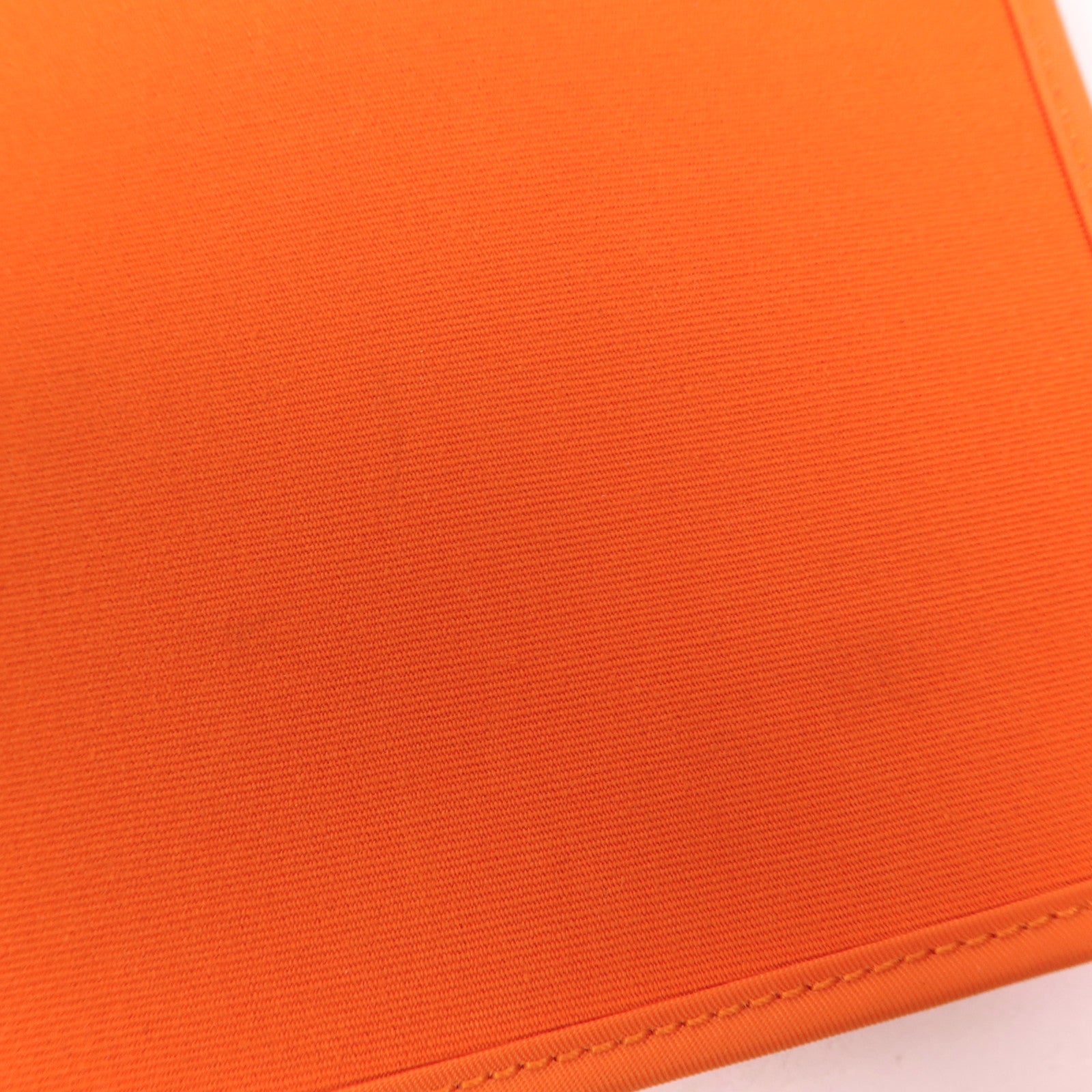 HERMES 帆布Herbag PM銀扣手挽肩背兩用袋Orange