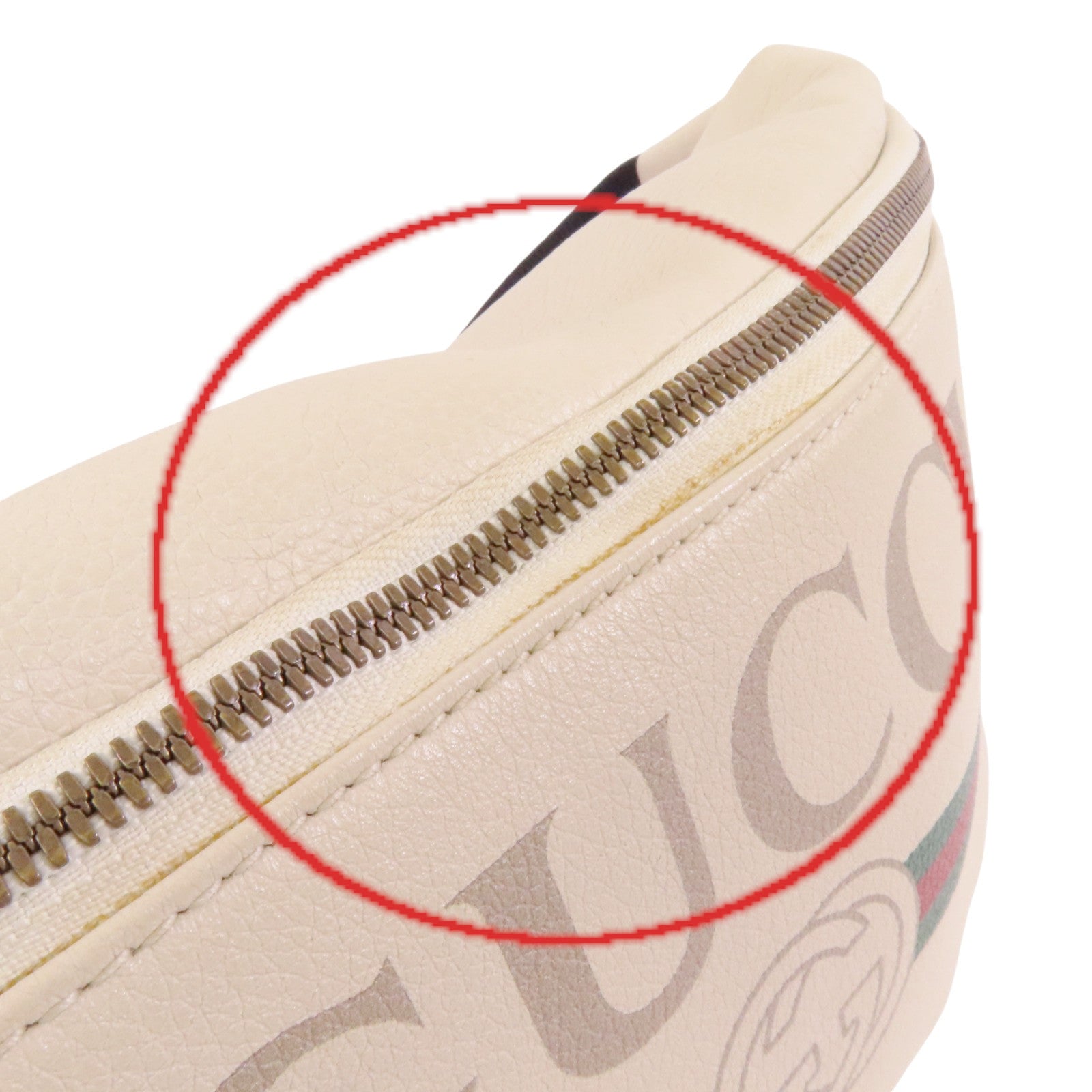 GUCCI 牛皮皮革Sherry金扣腰包