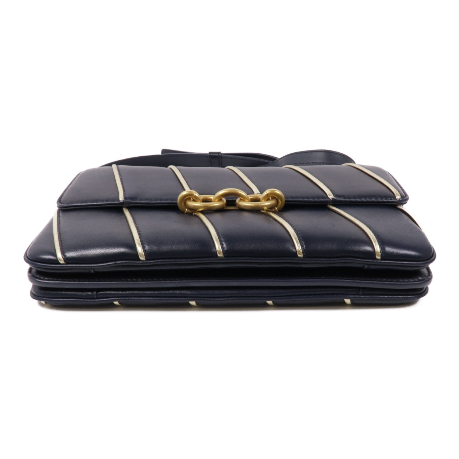 SAINT LAURENT 【激減優惠】羊皮皮革Shoulder Bag金扣肩背袋