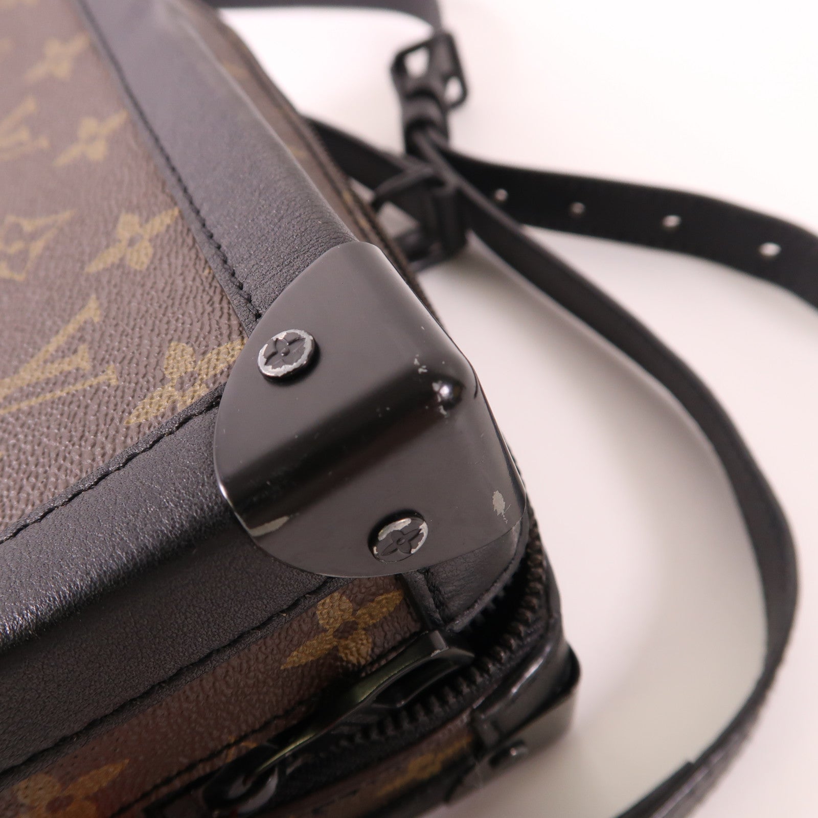 LOUIS VUITTON LV Soft Trunk Shoulder Bag M44427 Monogram Solar Brown