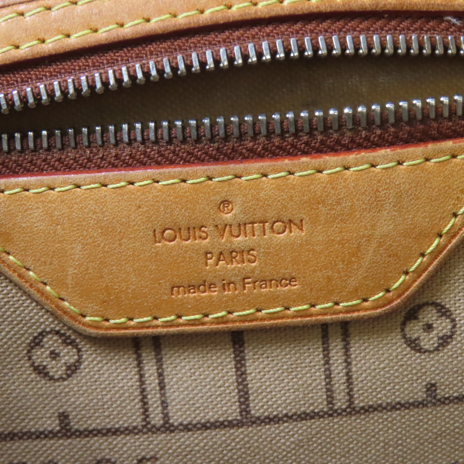 LOUIS VUITTON 【激減優惠】Monogram Neverfull MM金扣手挽袋啡色