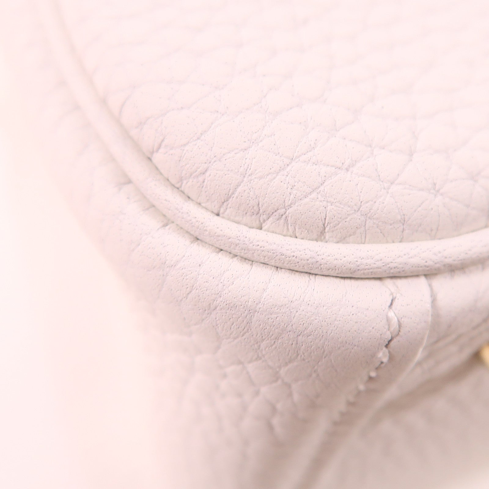 HERMES 【激減優惠】Clemence皮革Mini Lindy金扣手挽肩背兩用袋New White