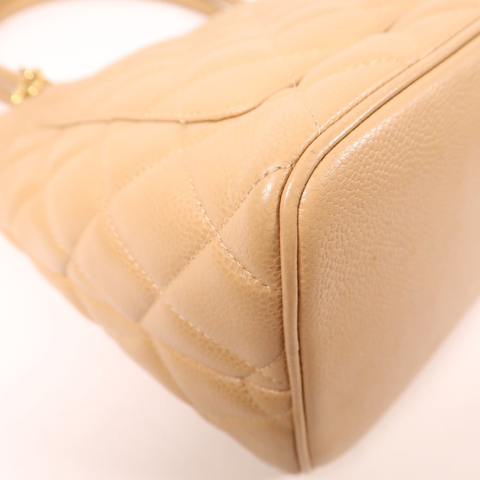 CHANEL 牛皮皮革Medallion Tote Bag金扣肩背袋