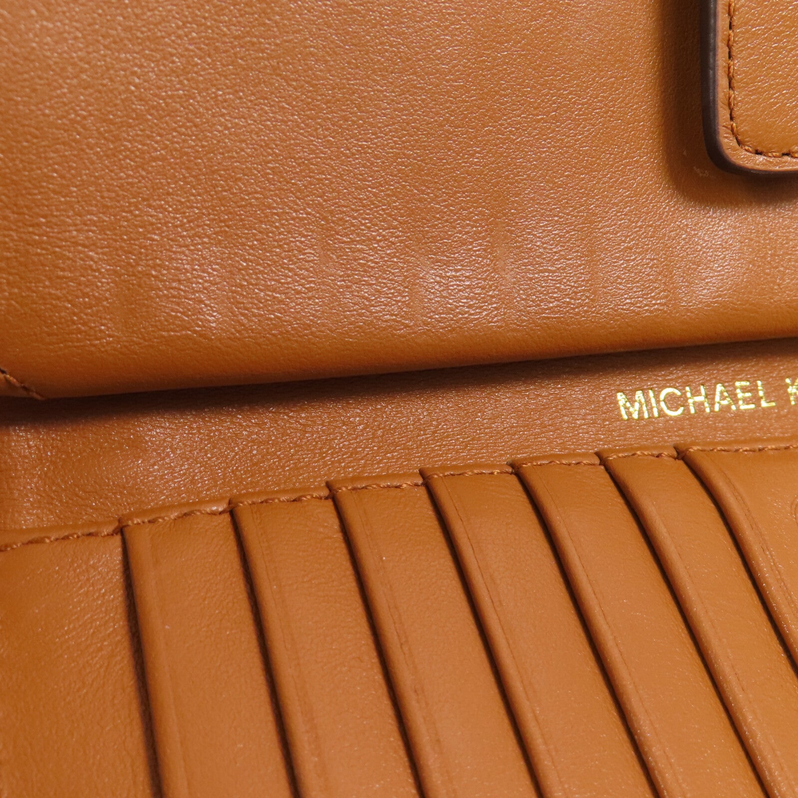 Michael Kors 塗層帆布Long Wallet金扣長錢包
