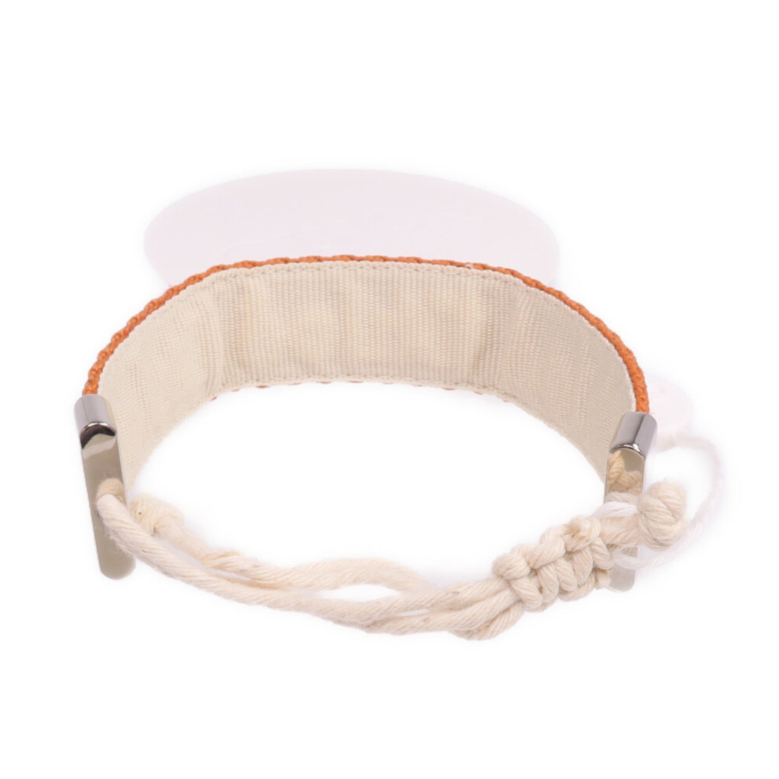 Chloe 布料Woody Bracelet銀扣手鐲