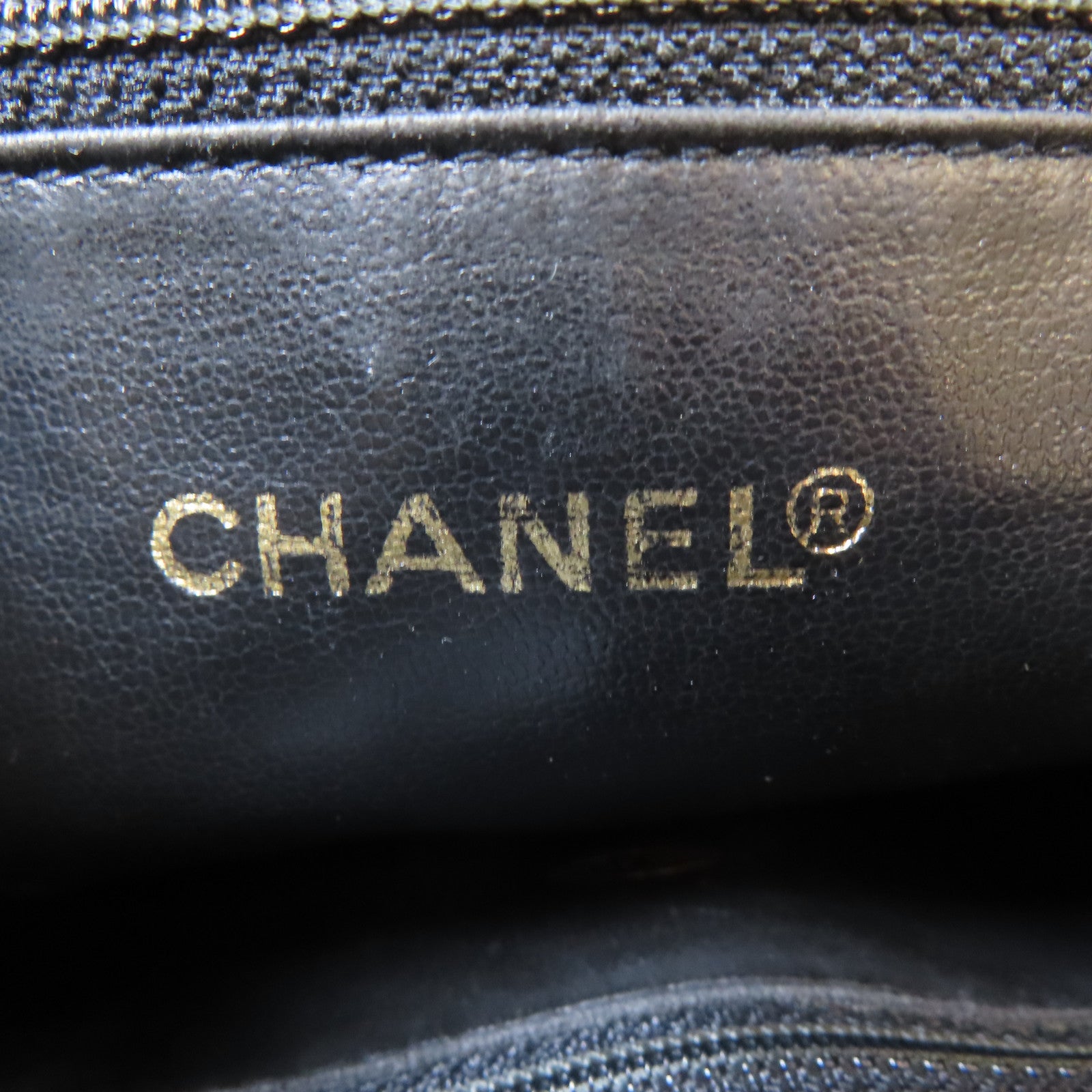 CHANEL 【激減優惠】菱格羊皮皮革Backpack金扣背包黑色