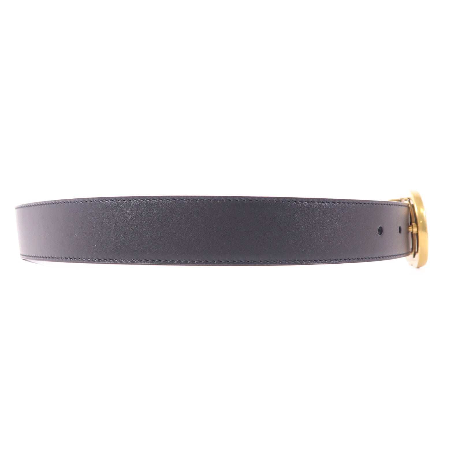 GUCCI 皮革Belt 75金扣皮帶