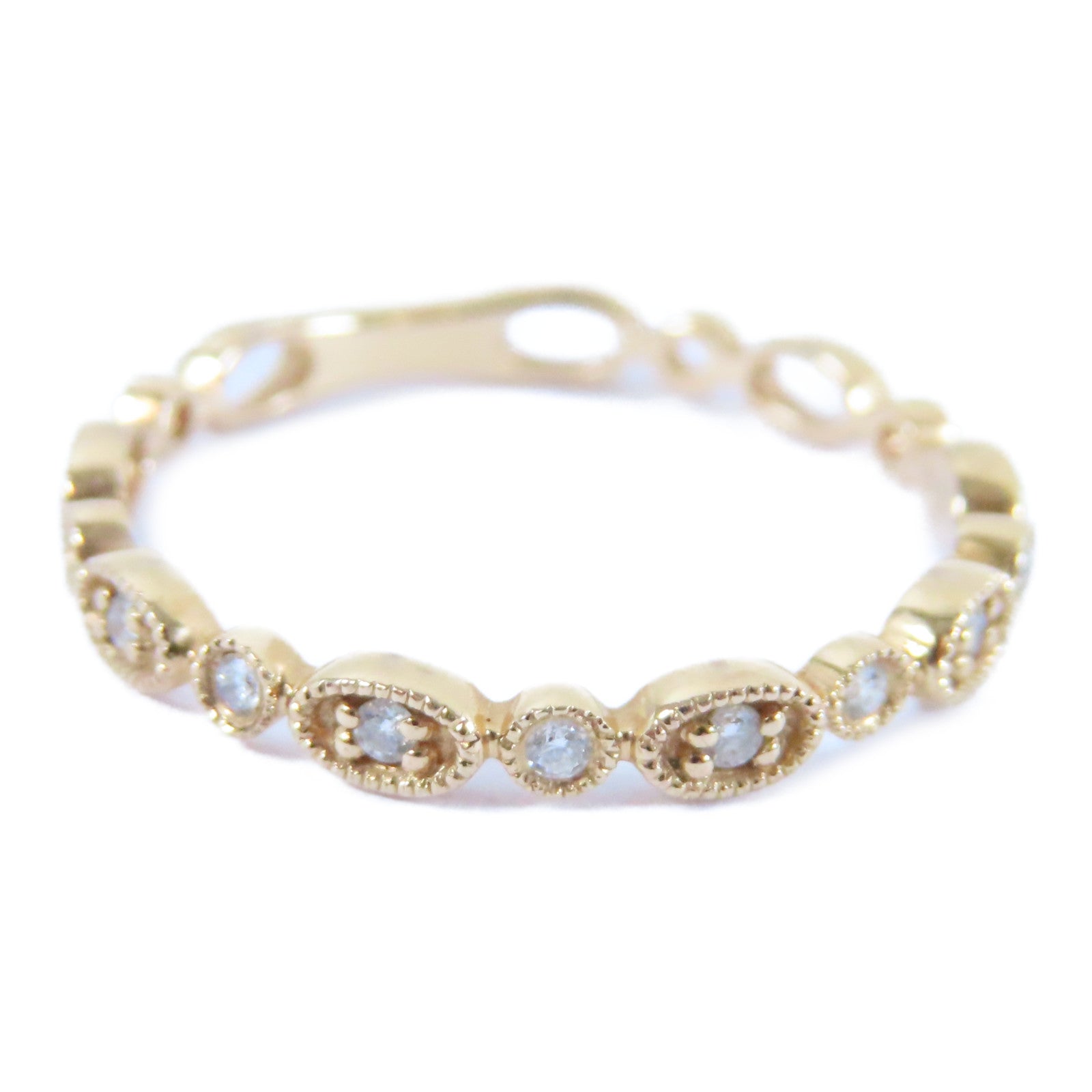 JEWELRY 【激減優惠】18K玫瑰金Diamond Ring 0.07ct鑽石戒指US#6.25