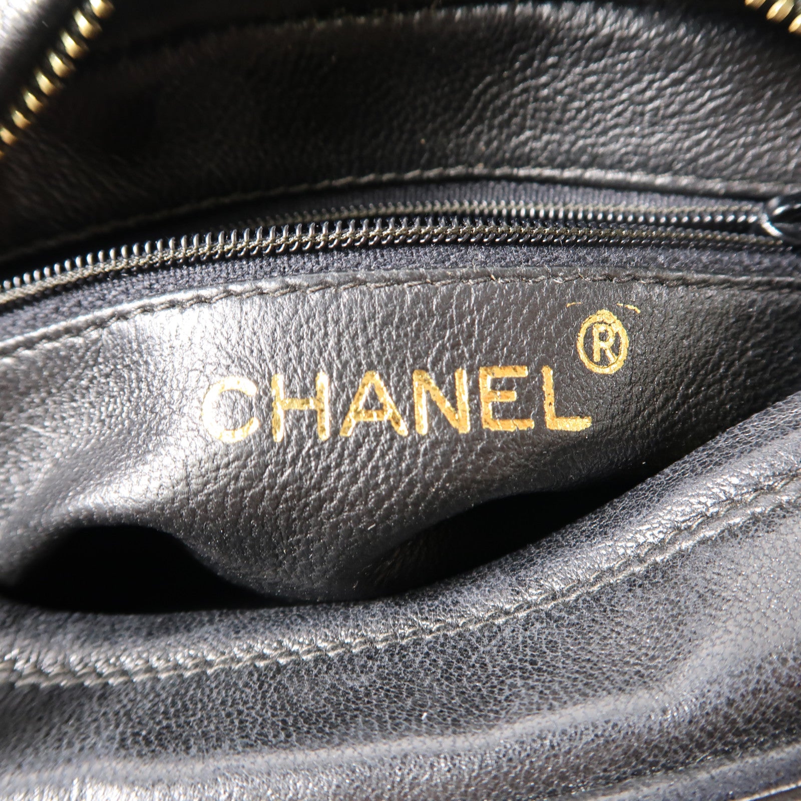 CHANEL 【激減優惠】菱格羊皮皮革Chain Shoulder金扣鏈帶肩背袋黑色