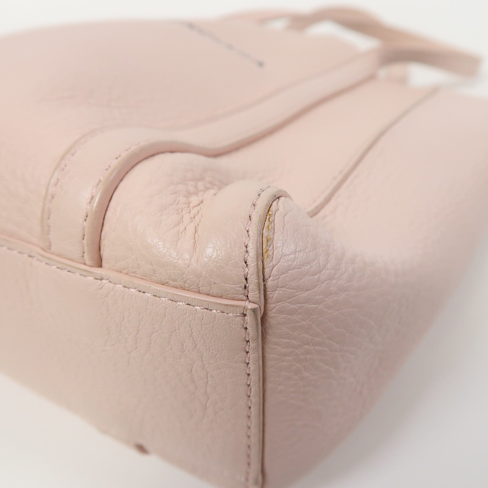 BALENCIAGA 牛皮皮革Everyday Tote XXS銀扣手挽肩背兩用袋粉紅色