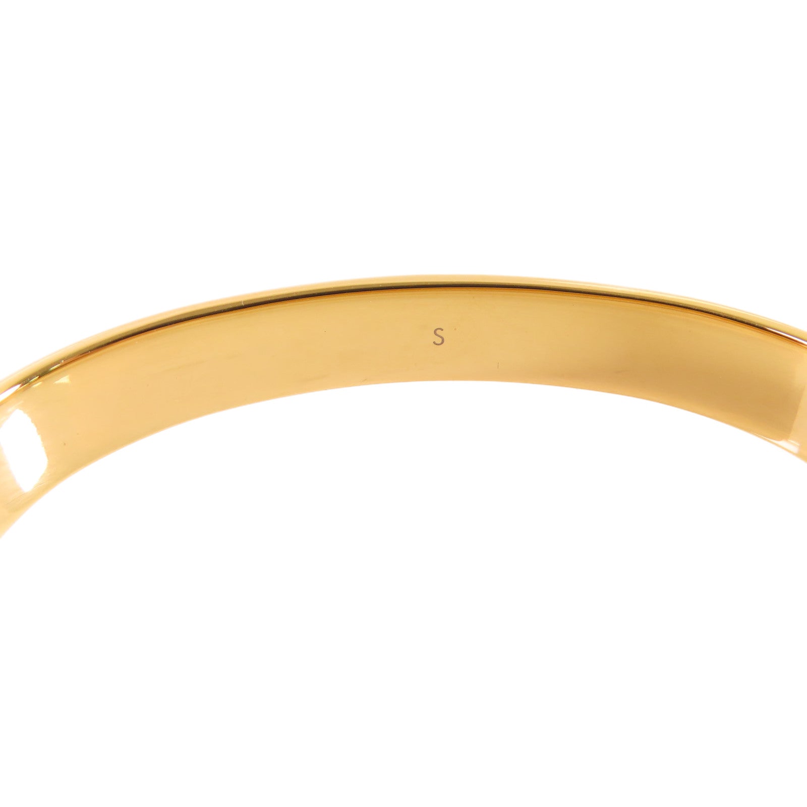 LOUIS VUITTON 金屬/水鑽Nanogram Strass Bracelet S金扣手镯