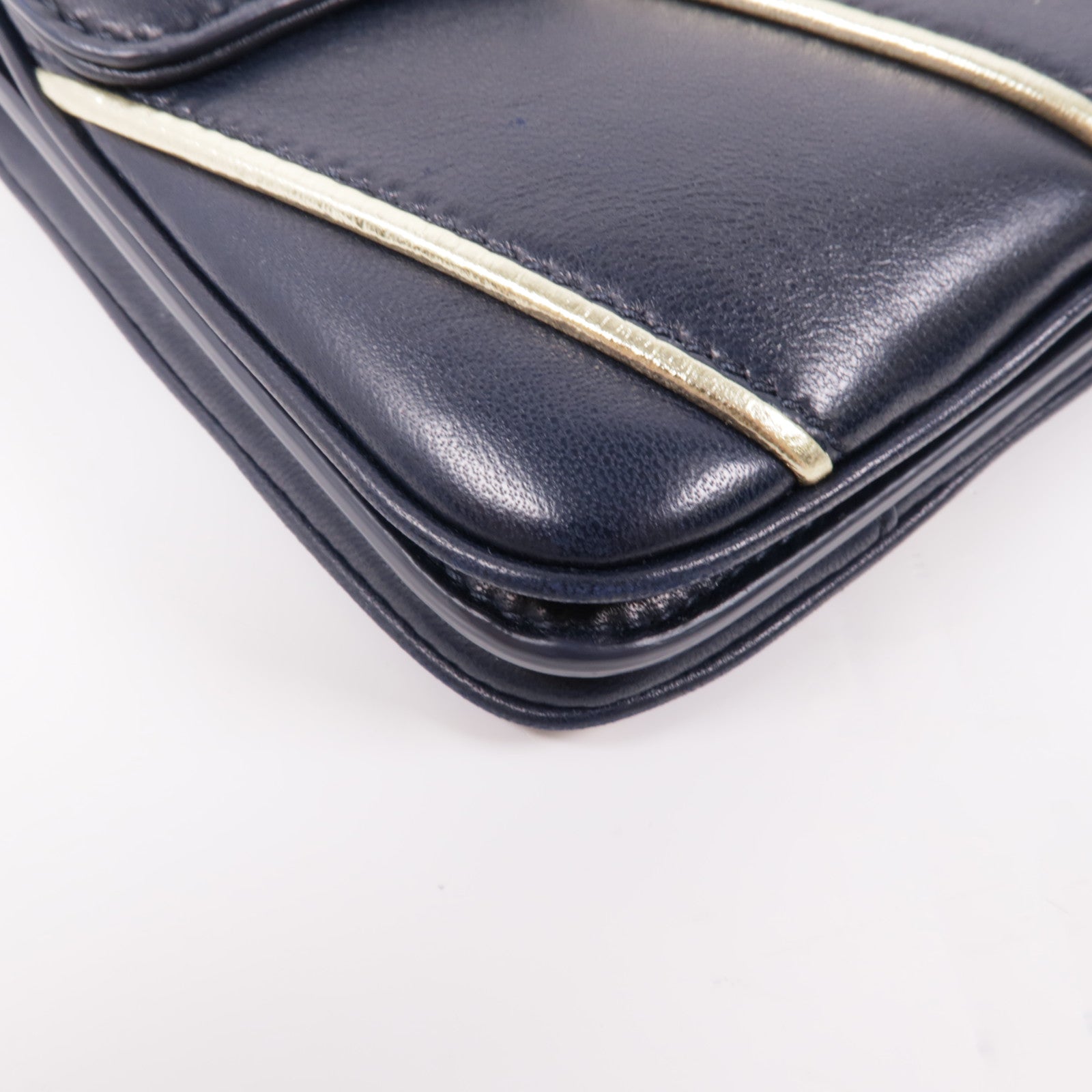 SAINT LAURENT 【激減優惠】羊皮皮革Shoulder Bag金扣肩背袋