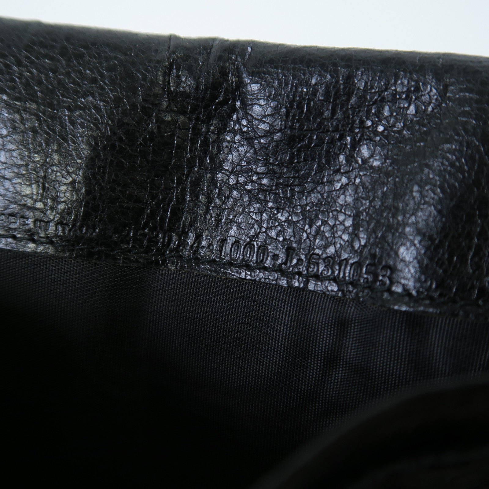 BALENCIAGA 【激減優惠】羊皮皮革Long Wallet金扣長錢包黑色
