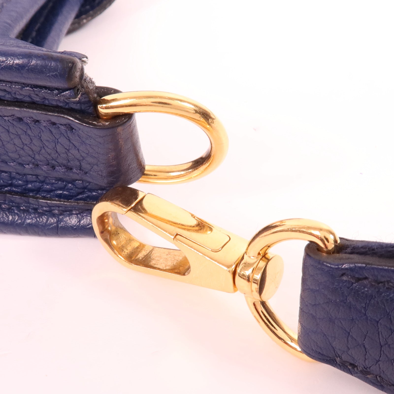 HERMES Clemence皮革Evelyne TPM金扣肩背袋