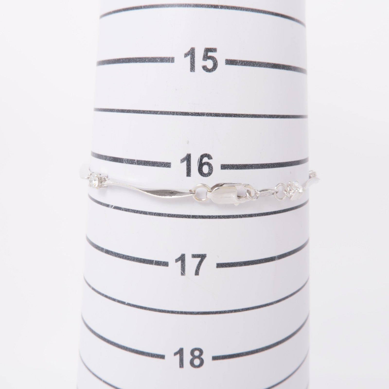JEWELRY 18K白金Diamond Bracelet鑽石手鏈