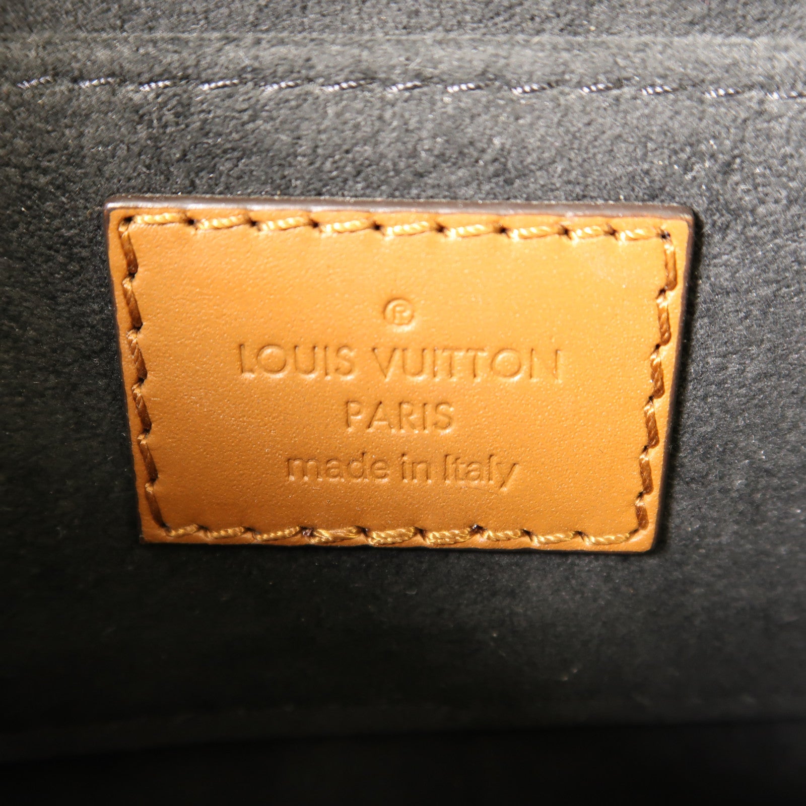 LOUIS VUITTON Monogrqam Reverse Mini Dauphine手挽肩背兩用袋棕色