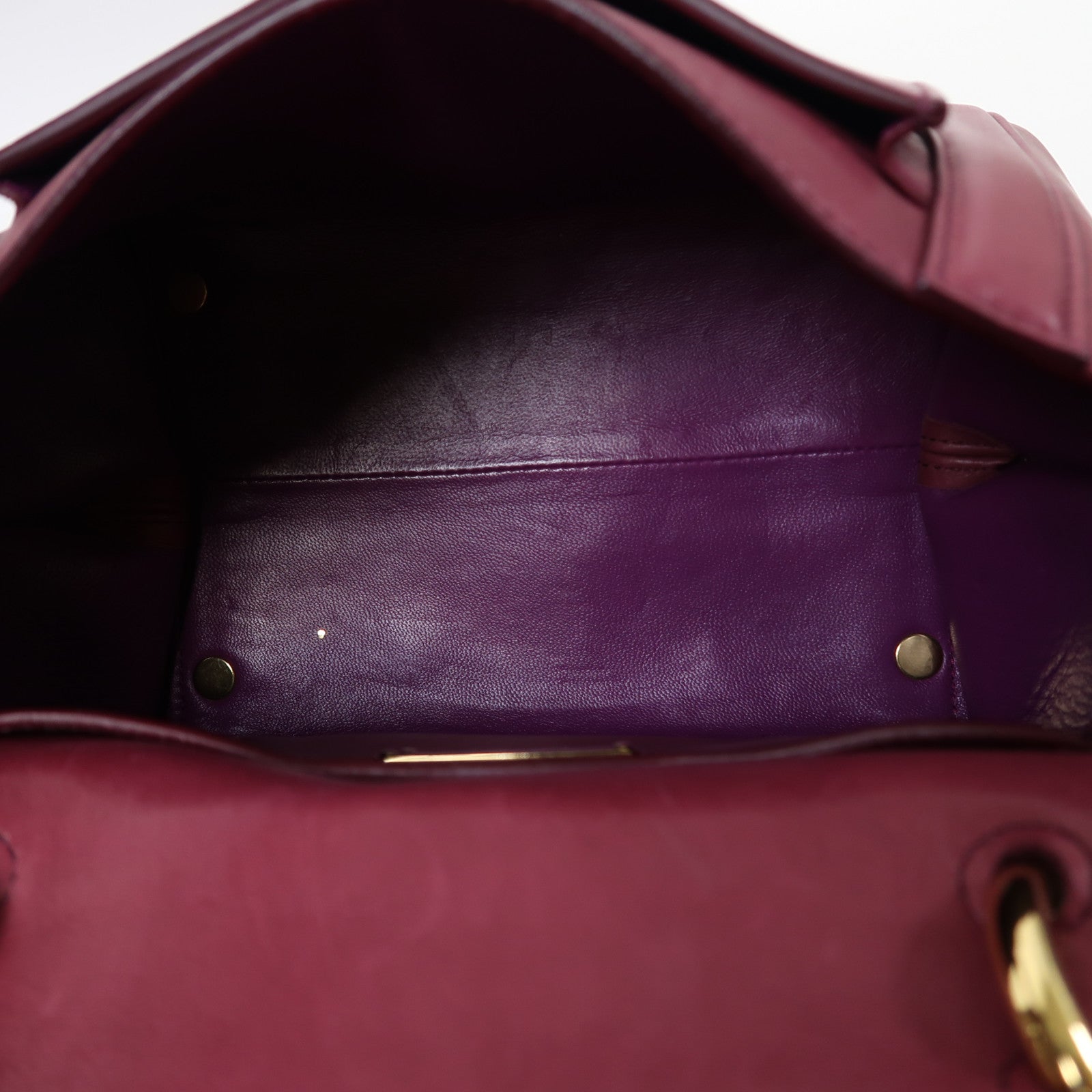 Salvatore Ferragamo 牛皮皮革2 Way Shoulder金扣手挽肩背兩用袋粉紅色