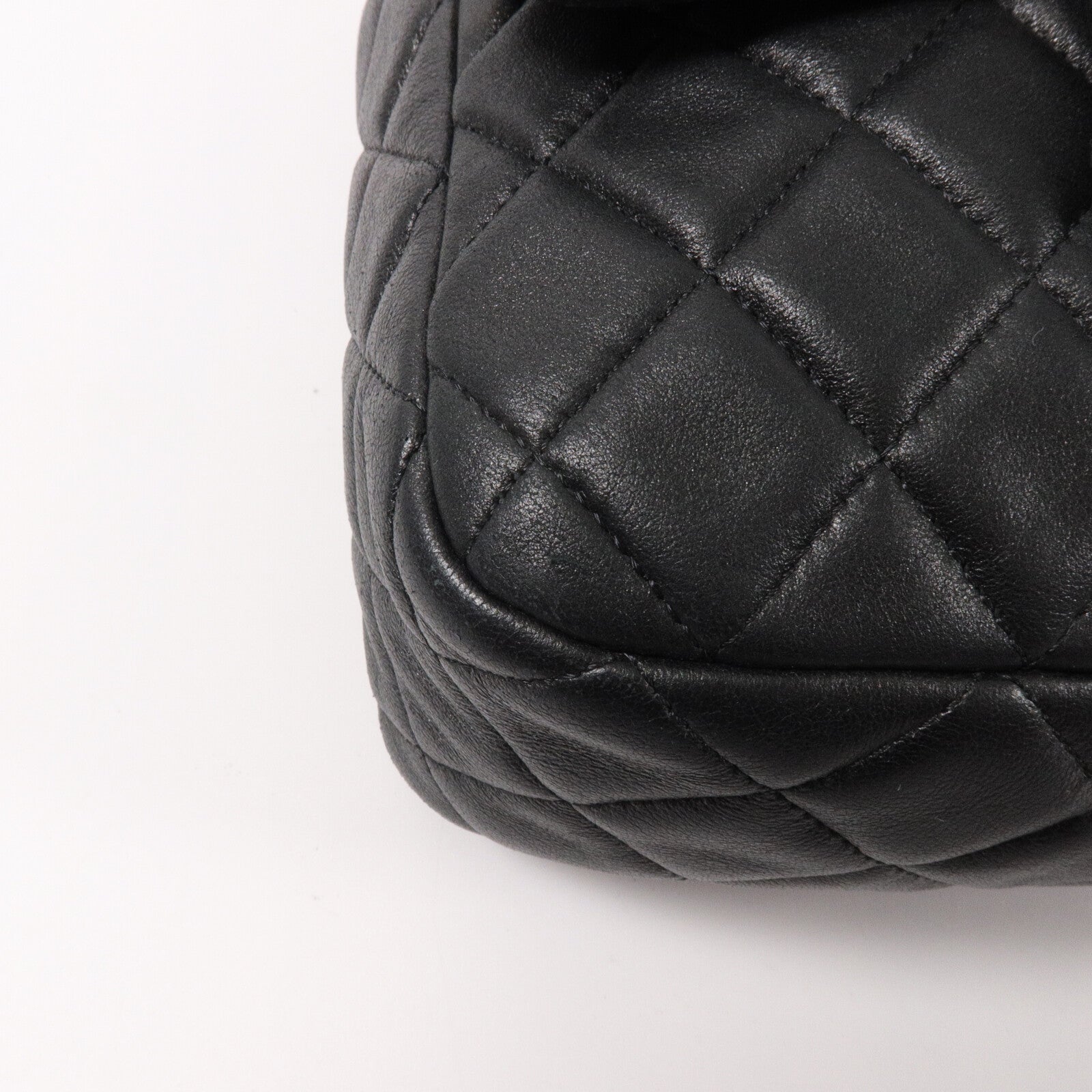 CHANEL 羊皮皮革Backpack鏈帶背包