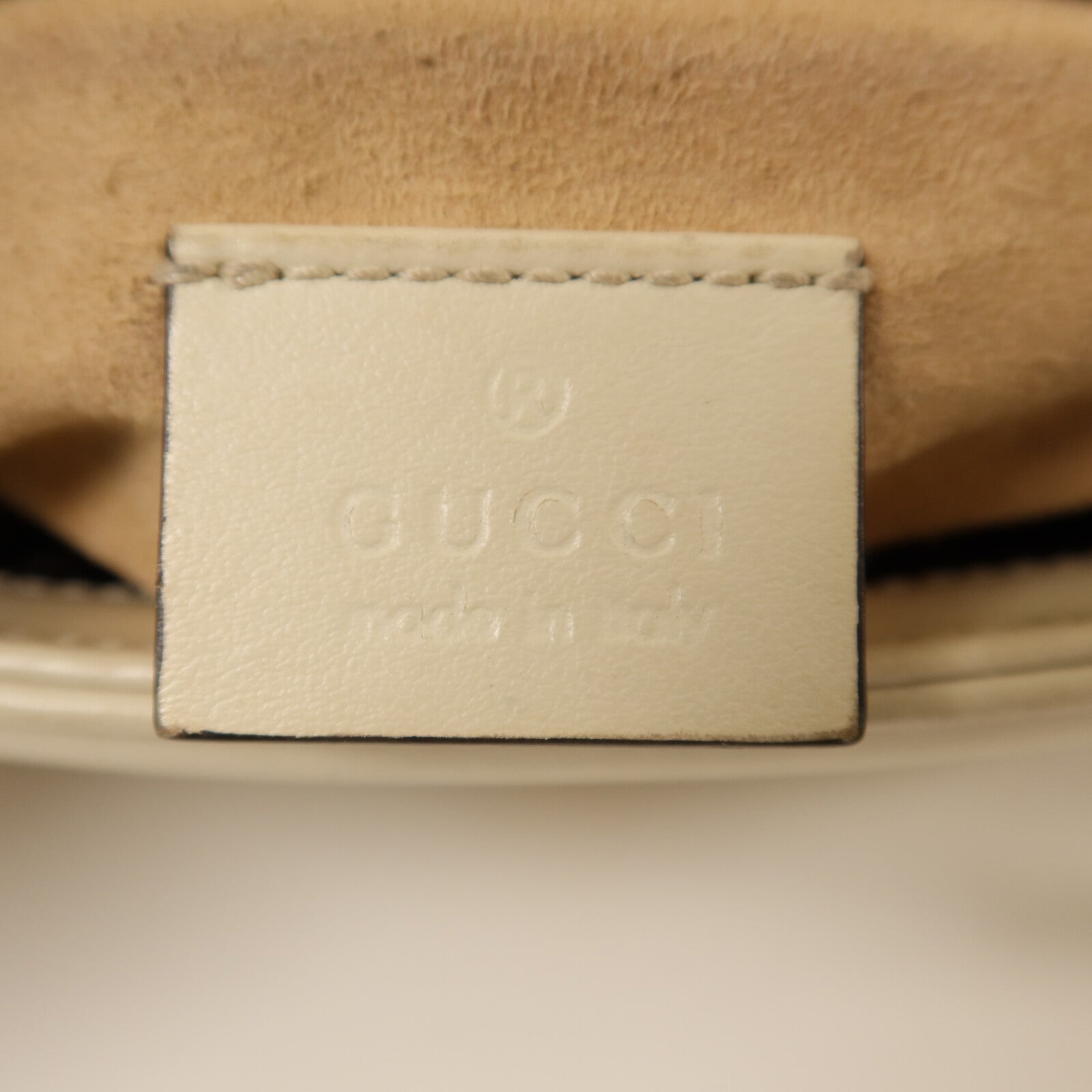 GUCCI 牛皮皮革GG Marmont金扣鏈帶手挽肩背兩用袋