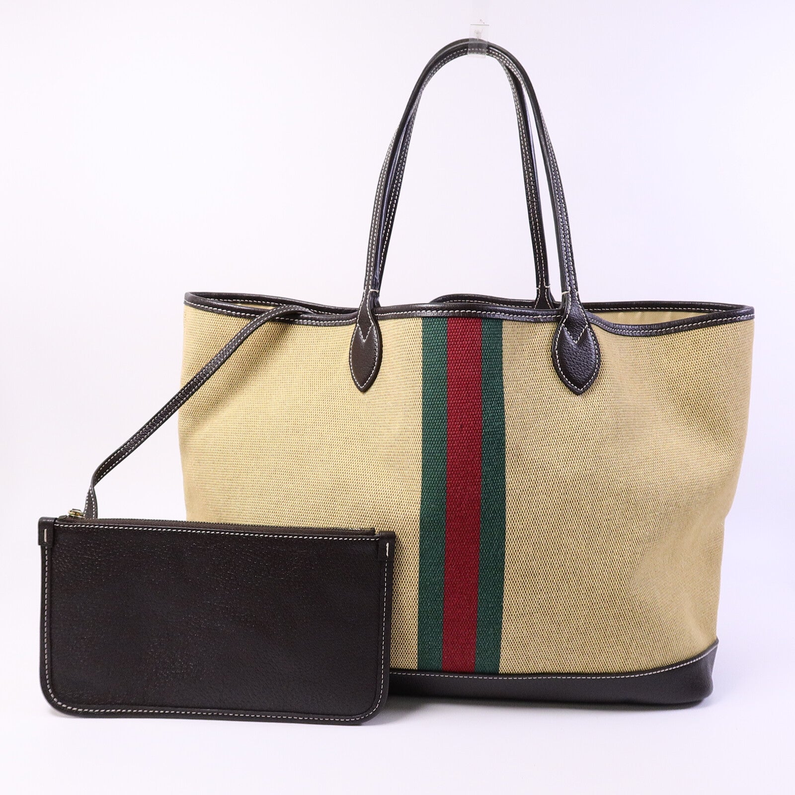 GUCCI 帆布Ophidia Large Tote肩背袋