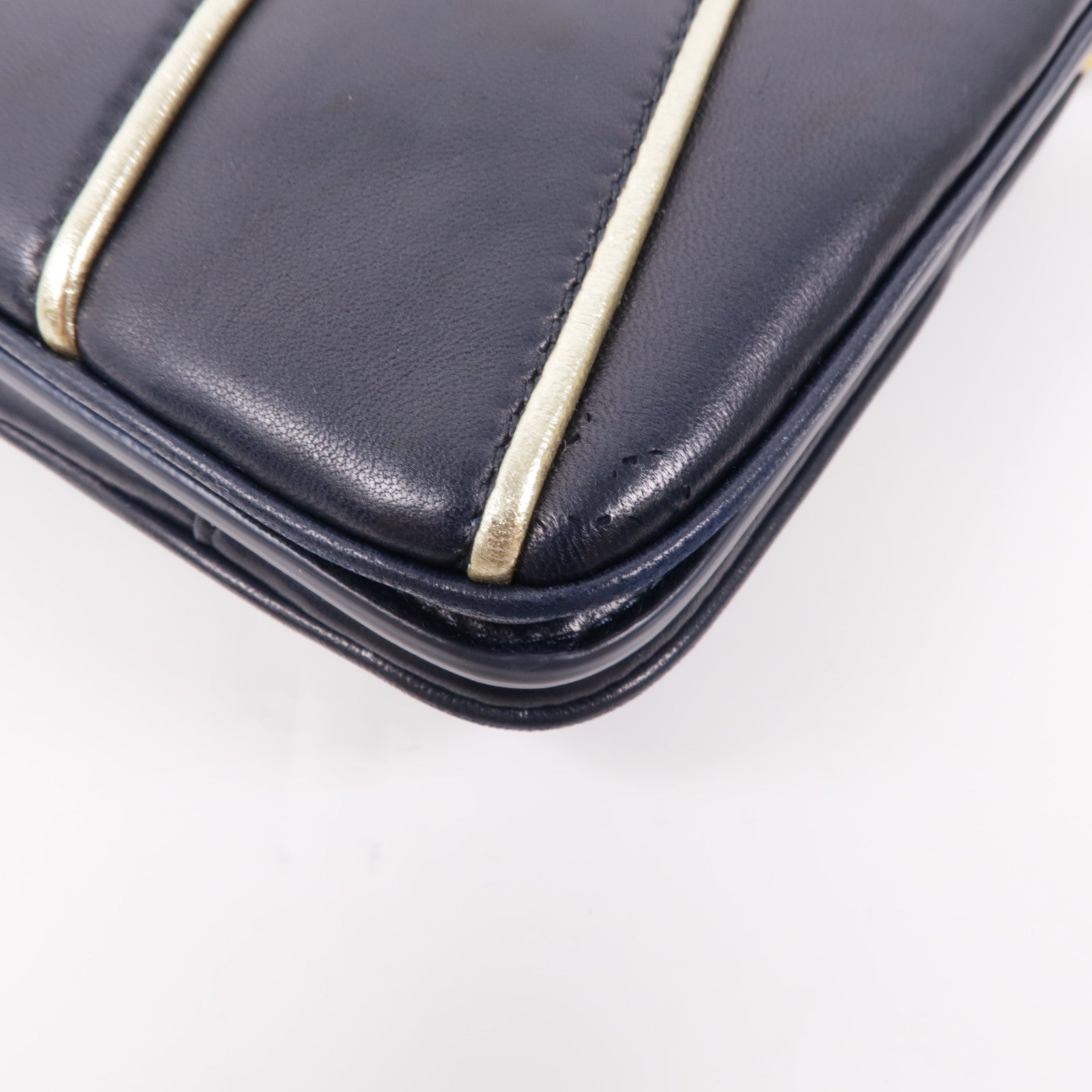 SAINT LAURENT 【激減優惠】羊皮皮革Shoulder Bag金扣肩背袋