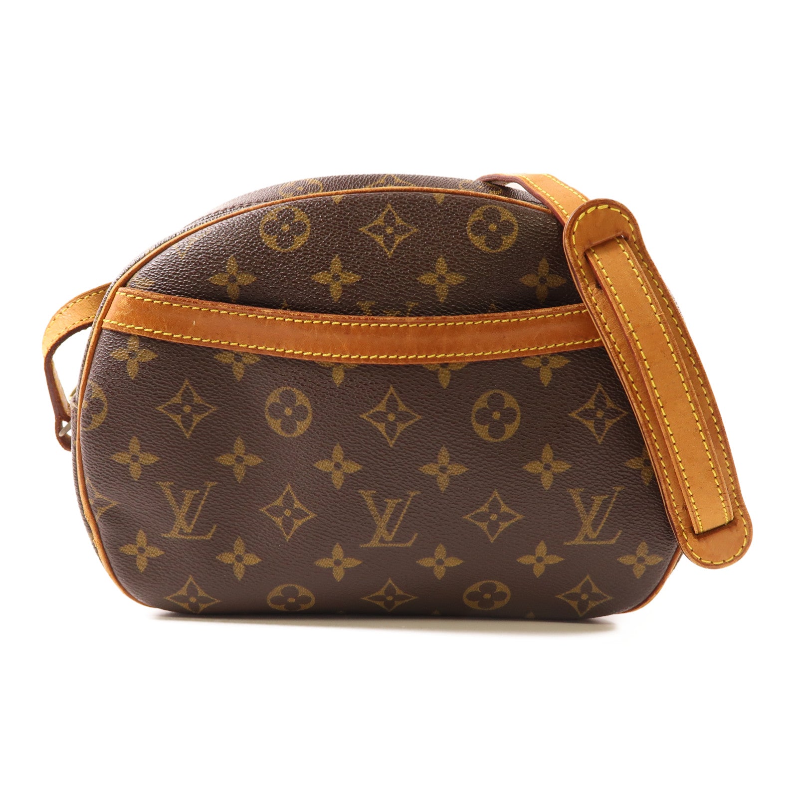 LOUIS VUITTON Monogram Blois金扣肩背袋棕色