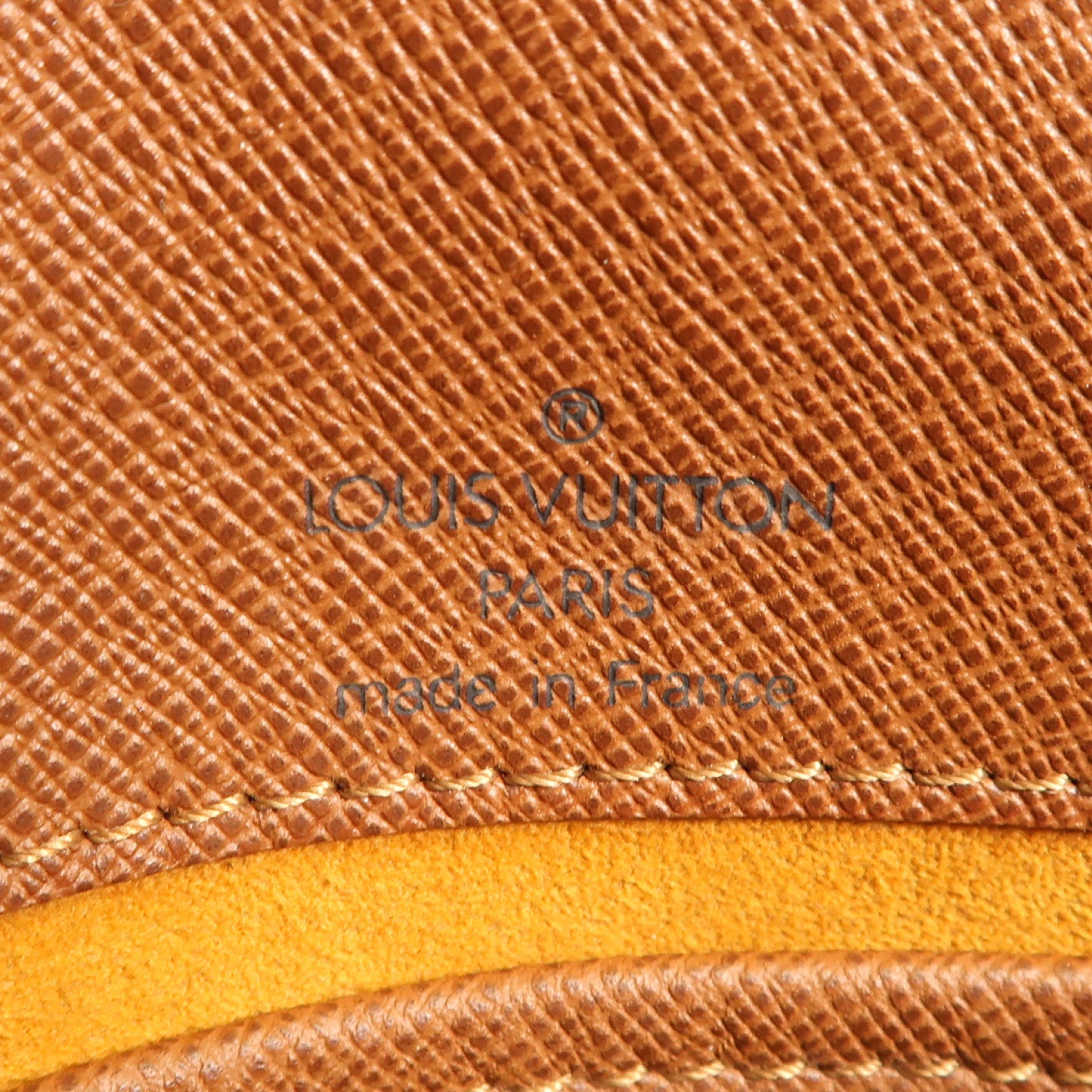 LOUIS VUITTON Monogram Musette Tango Short金扣肩背袋棕色