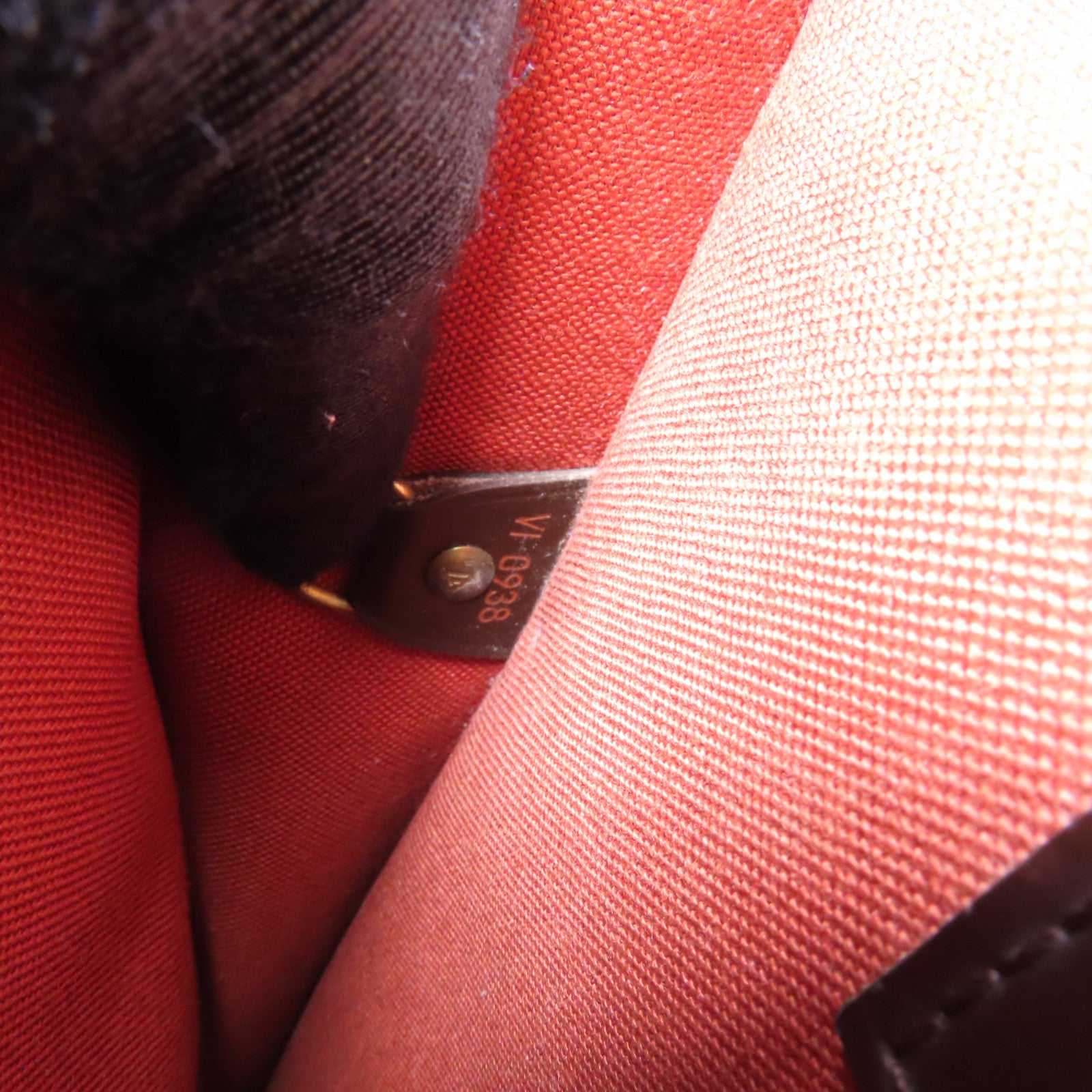 LOUIS VUITTON Damier Ebene Portobello金扣肩背袋啡色
