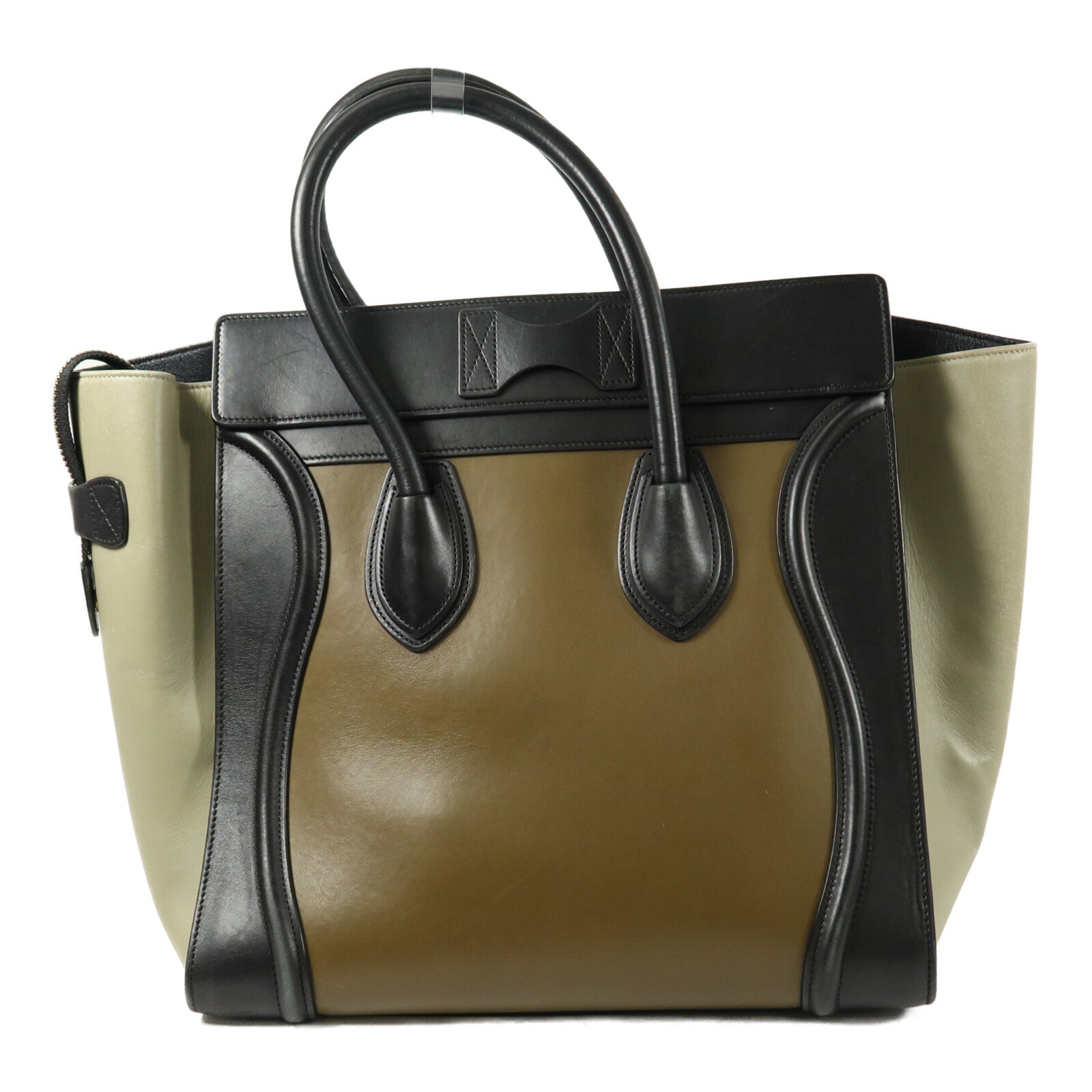CELINE 牛皮皮革Mini Luggage手挽袋