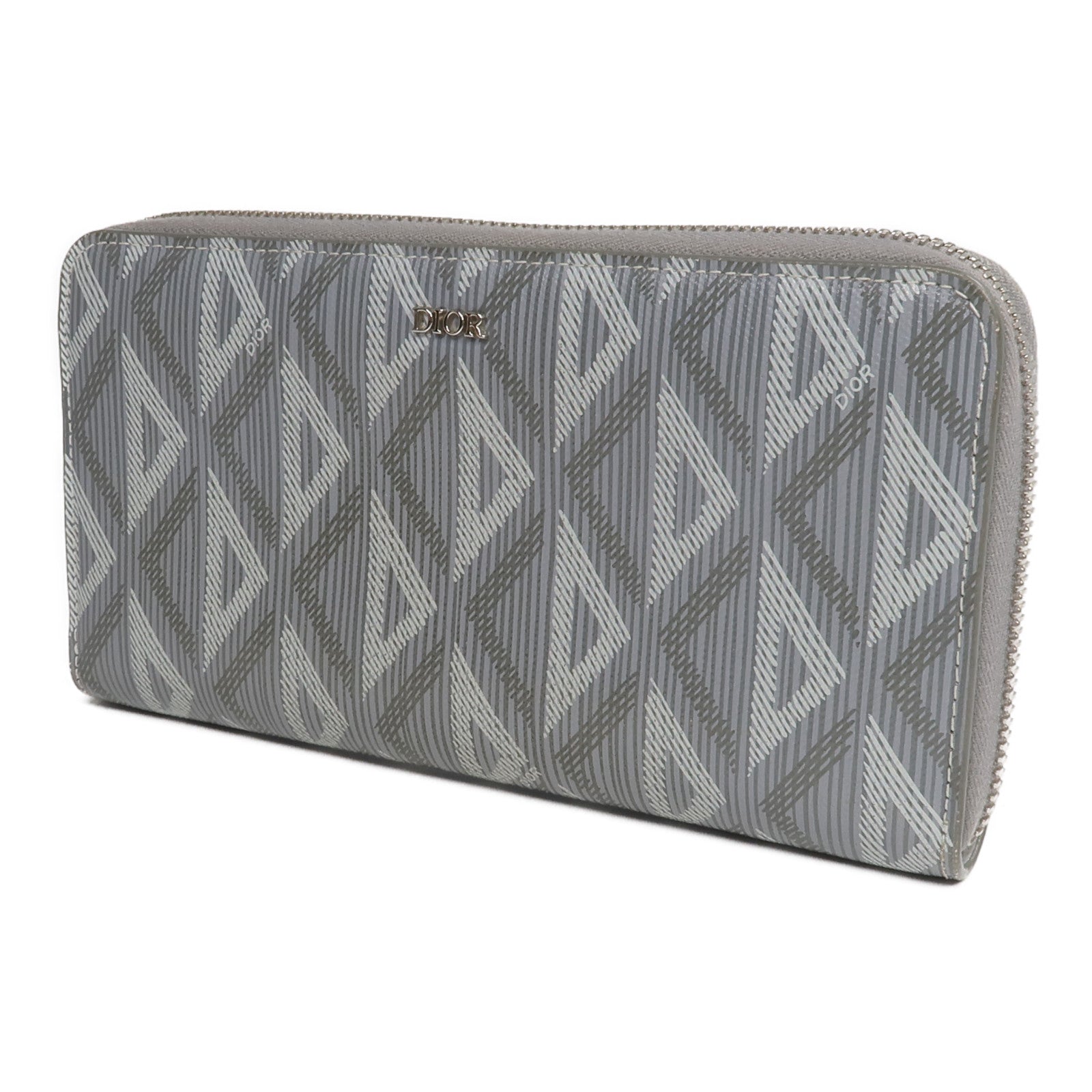 Dior 塗層帆布CD Diamond Long Wallet長錢包