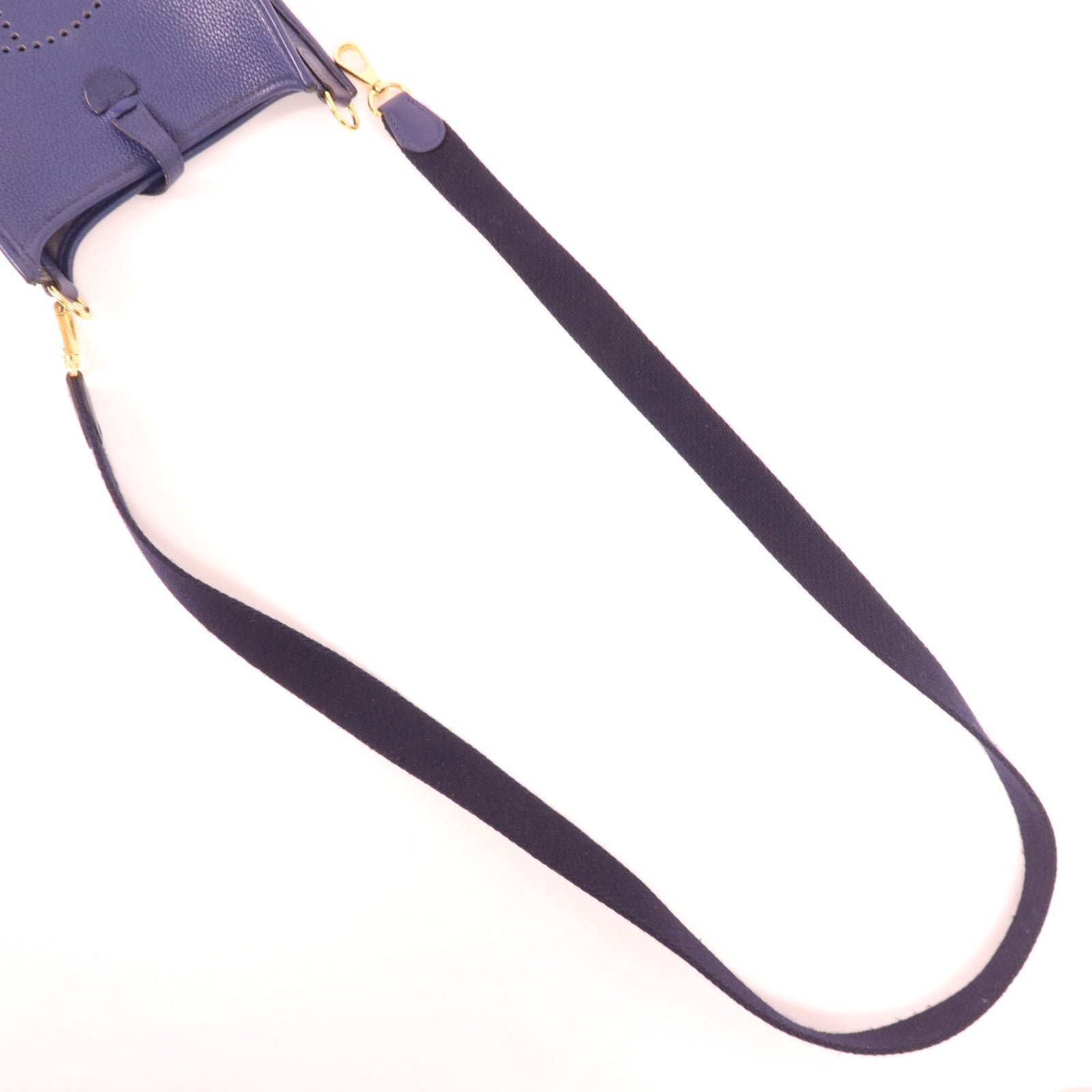 HERMES Clemence皮革Evelyne TPM金扣肩背袋