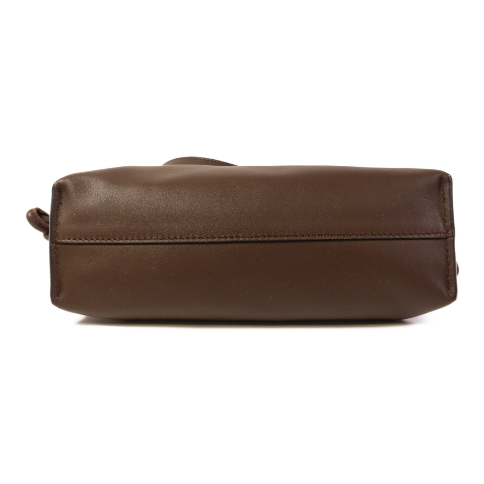 LOEWE 牛皮皮革Mini Flamenco Clutch金扣手拿包