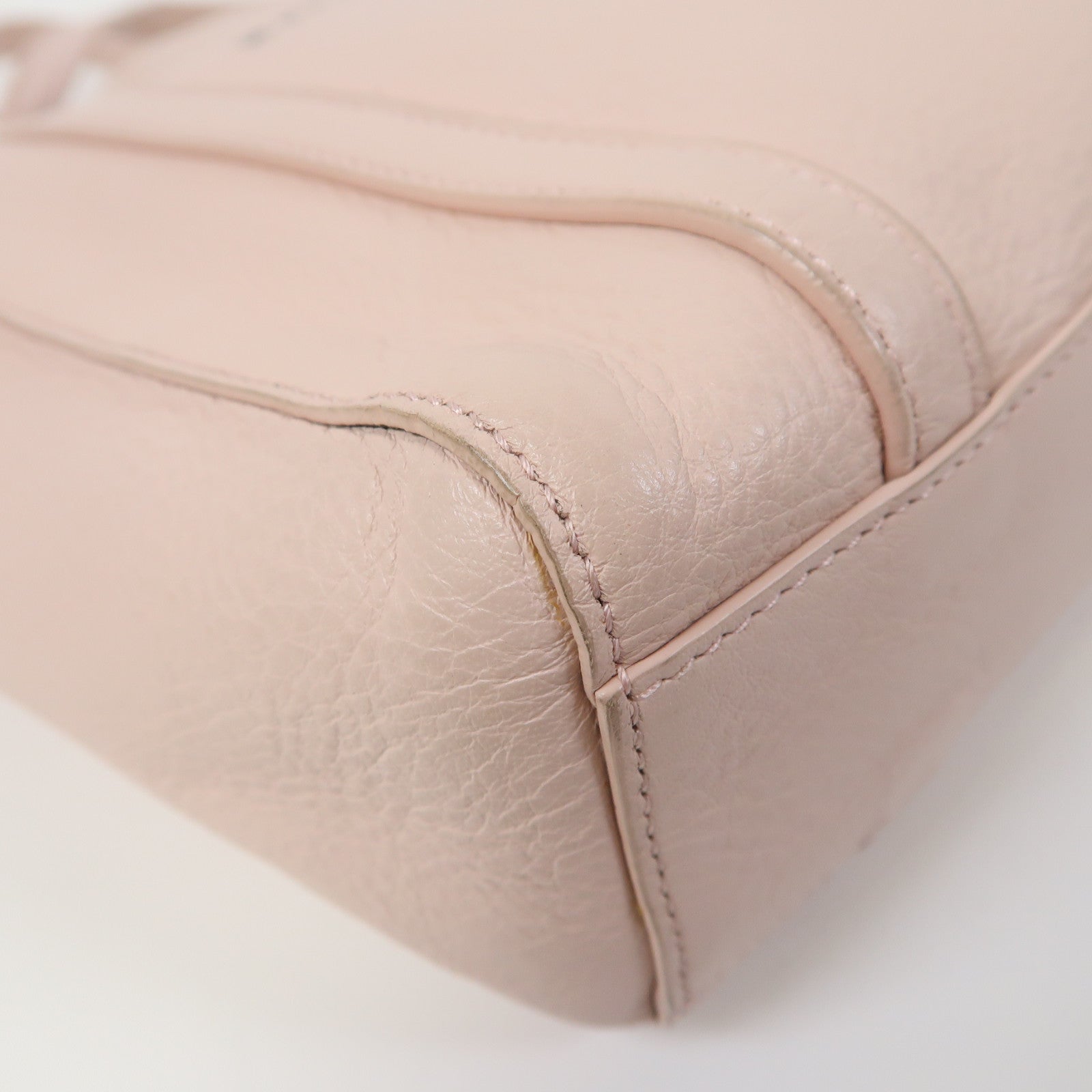 BALENCIAGA 牛皮皮革Everyday Tote XXS銀扣手挽肩背兩用袋粉紅色