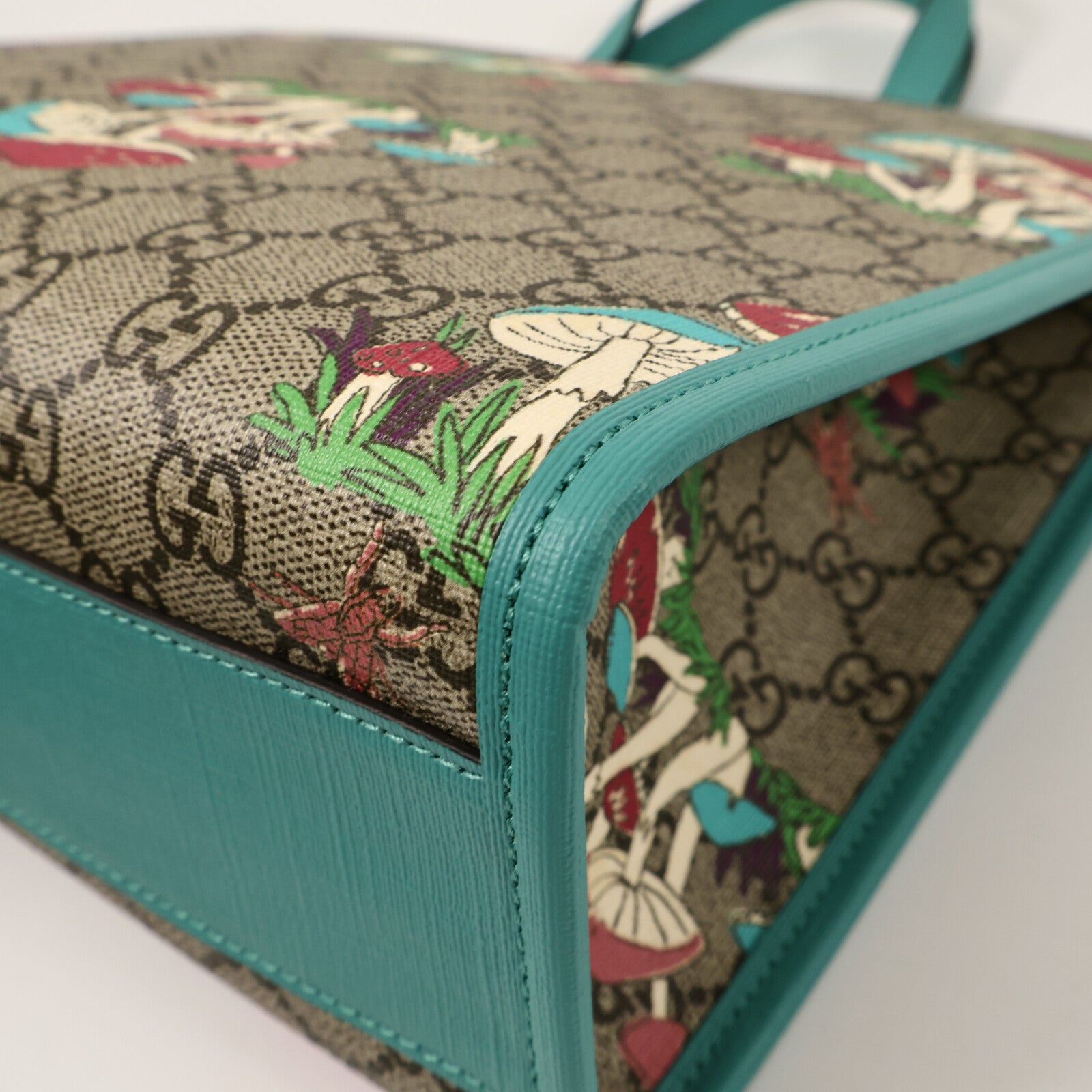 GUCCI 塗層帆布Kid Tote手挽袋