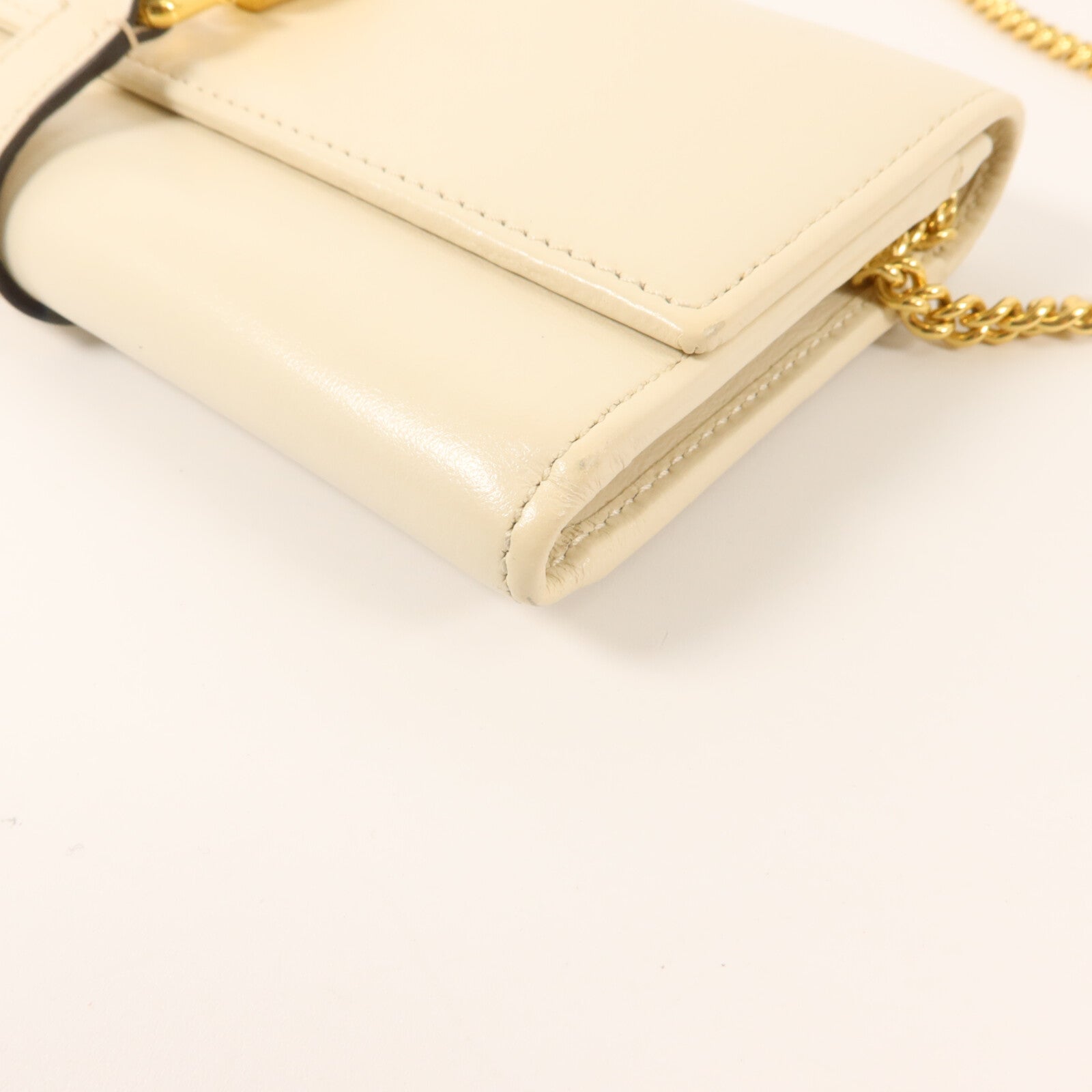 GUCCI 牛皮皮革Wallet With Chain鏈帶肩背袋