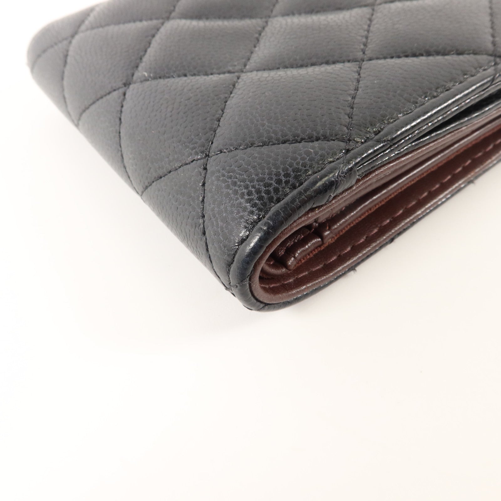 CHANEL 牛皮皮革Bifold Wallet錢包
