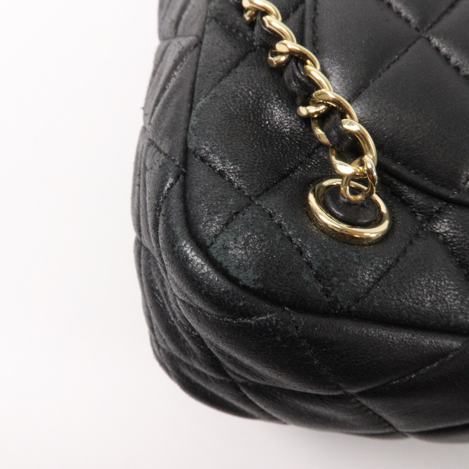 CHANEL 羊皮皮革Backpack鏈帶背包