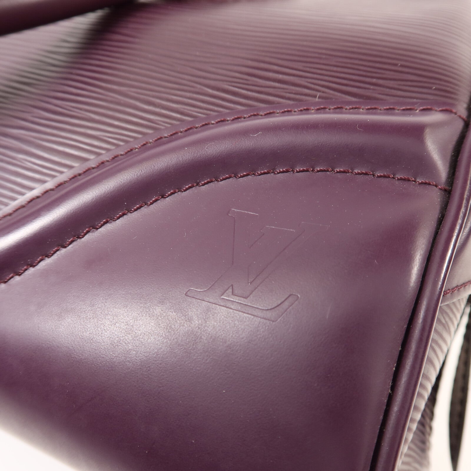 LOUIS VUITTON 【激減優惠】Epi Bowling Montaigne GM銀扣手挽袋