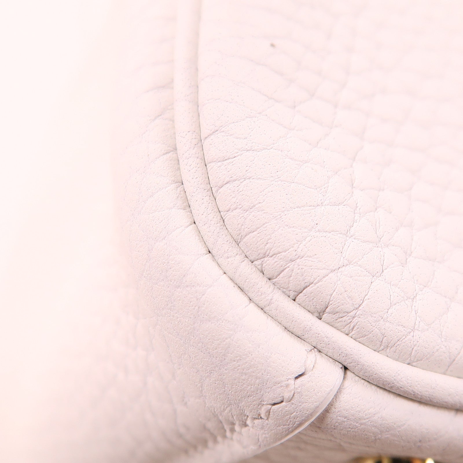 HERMES 【激減優惠】Clemence皮革Mini Lindy金扣手挽肩背兩用袋New White